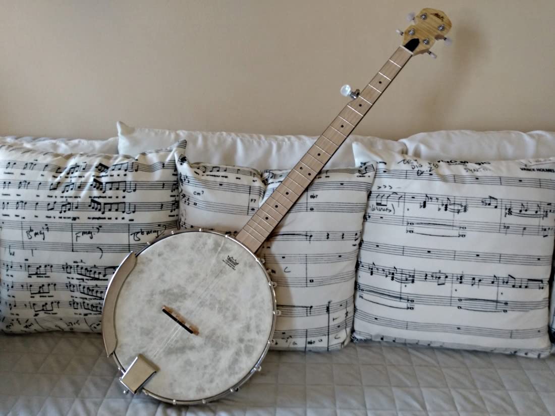 Banjo Ukulele, AKLOT Concert 23 inch Remo Drumhead Open Back Maple Body 15:1 Advanced Tuner with Two Way Truss Rod Gig Bag Tuner String Strap Picks customer photo 1