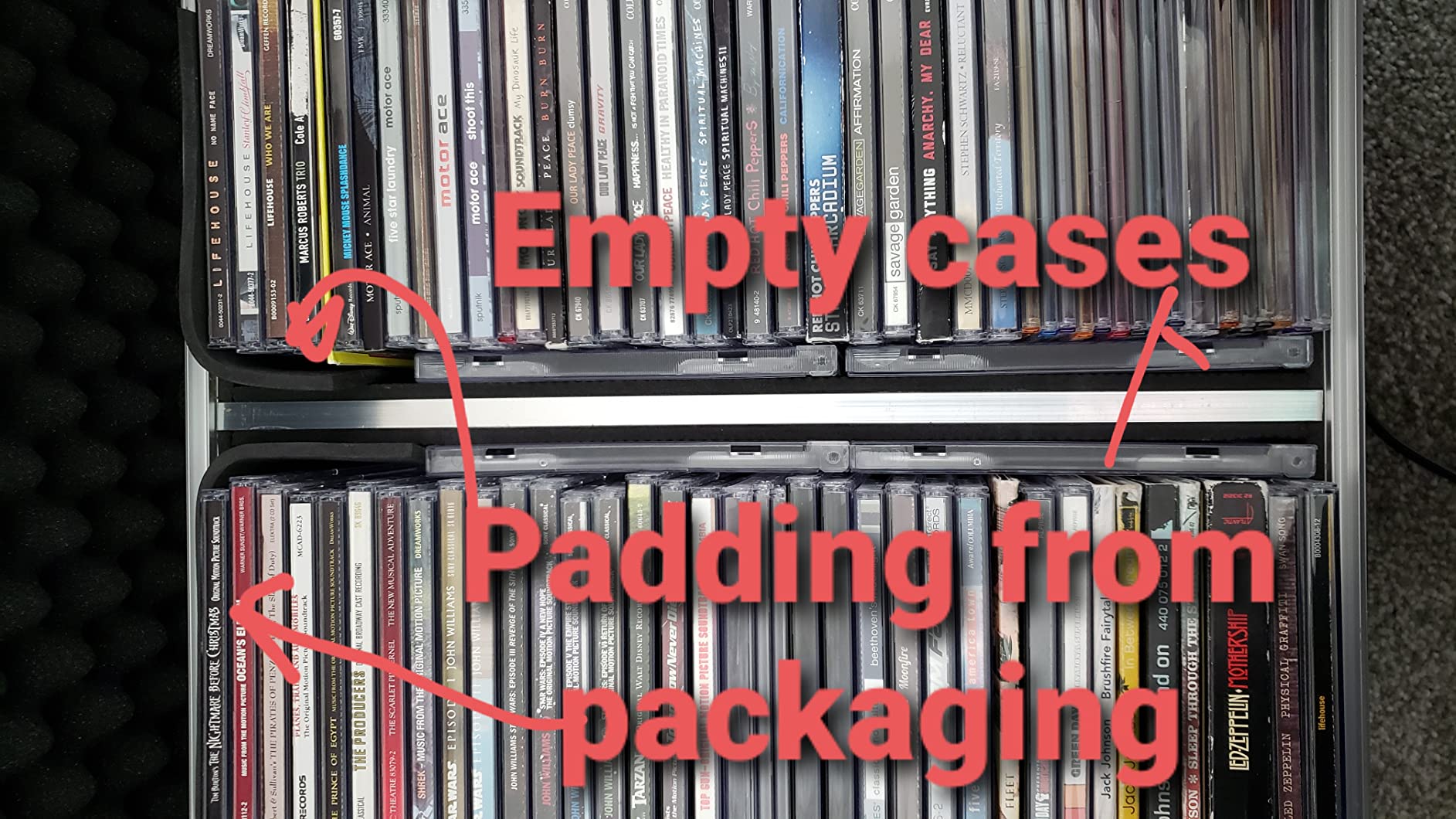 CD Transport Road Case 100 Jewel or 300 Sleeve Capacity Harmony Cases | Mobile DJ Music Storage, Flight-Ready Build, Secure Latching Lid, Protects Discs in Travel customer photo 2