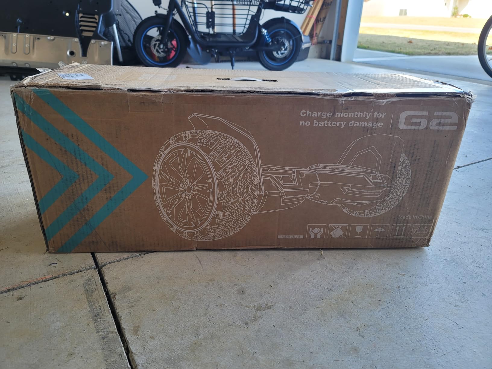 Gyroor Warrior 8.5 inch All Terrain Off Road Scooter with Bluetooth Speakers and LED Lights, Self Balancing Scooter for Kids ages 6-12 and Adults customer photo 1