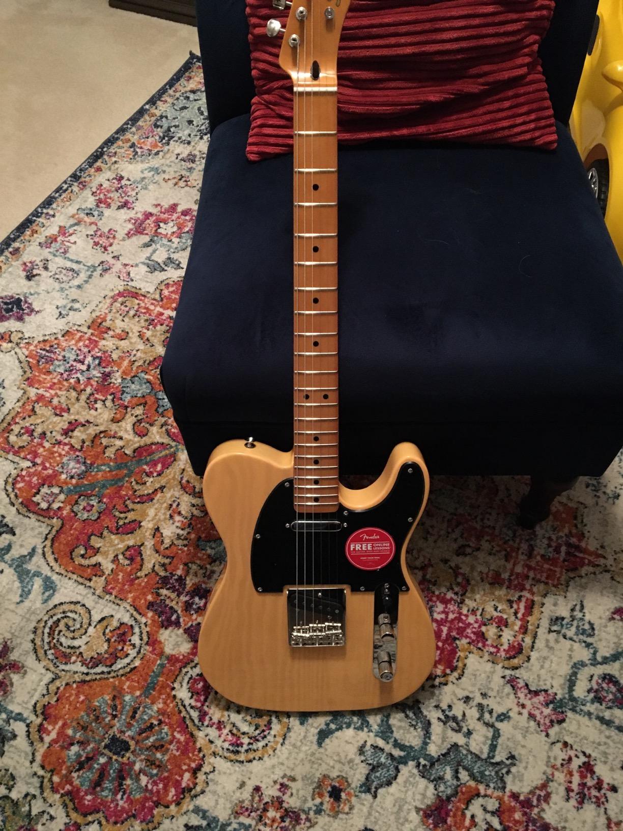 Squier Classic Vibe 50s Telecaster Electric Guitar, Butterscotch Blonde customer photo 2