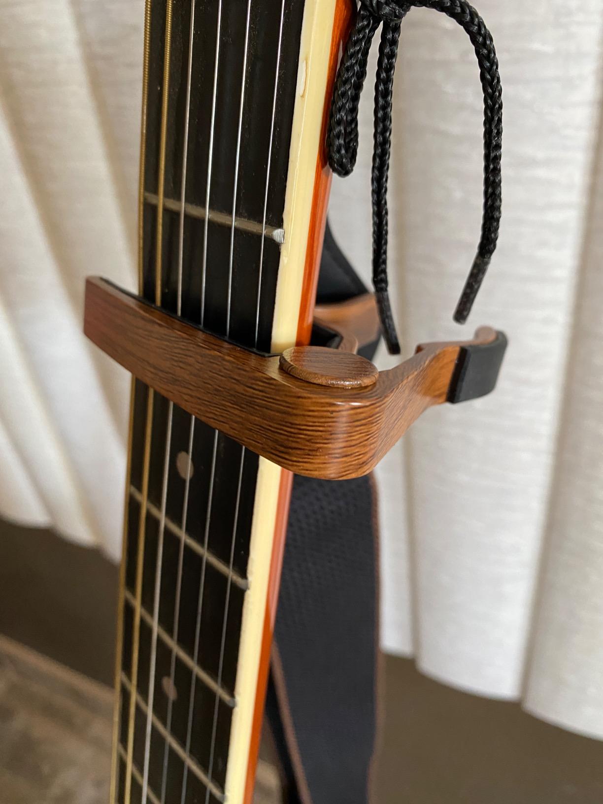 Guitar Capo with Guitar Tuner Clip-On Tuner Guitar Accessories for Acoustic Electric Ukulele customer photo 2