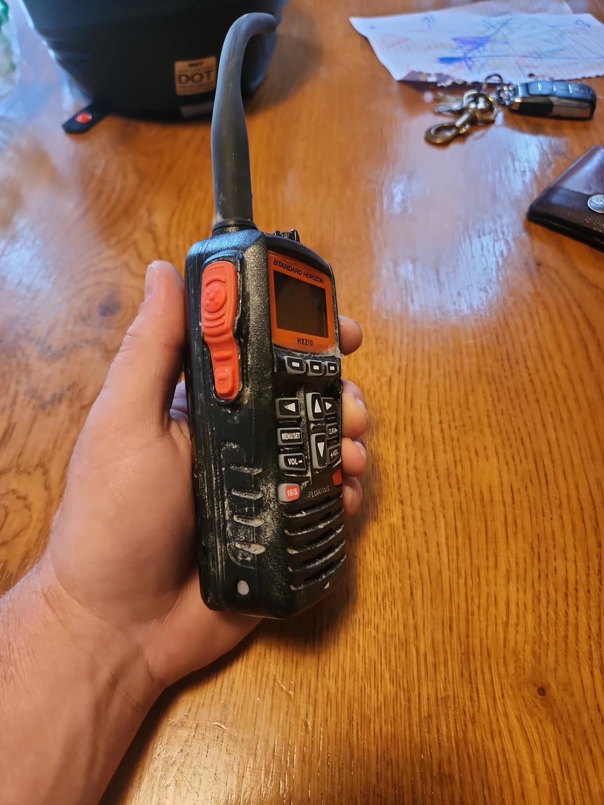 Standard Horizon HX210 6W Floating Handheld Marine VHF Transceiver customer photo 2