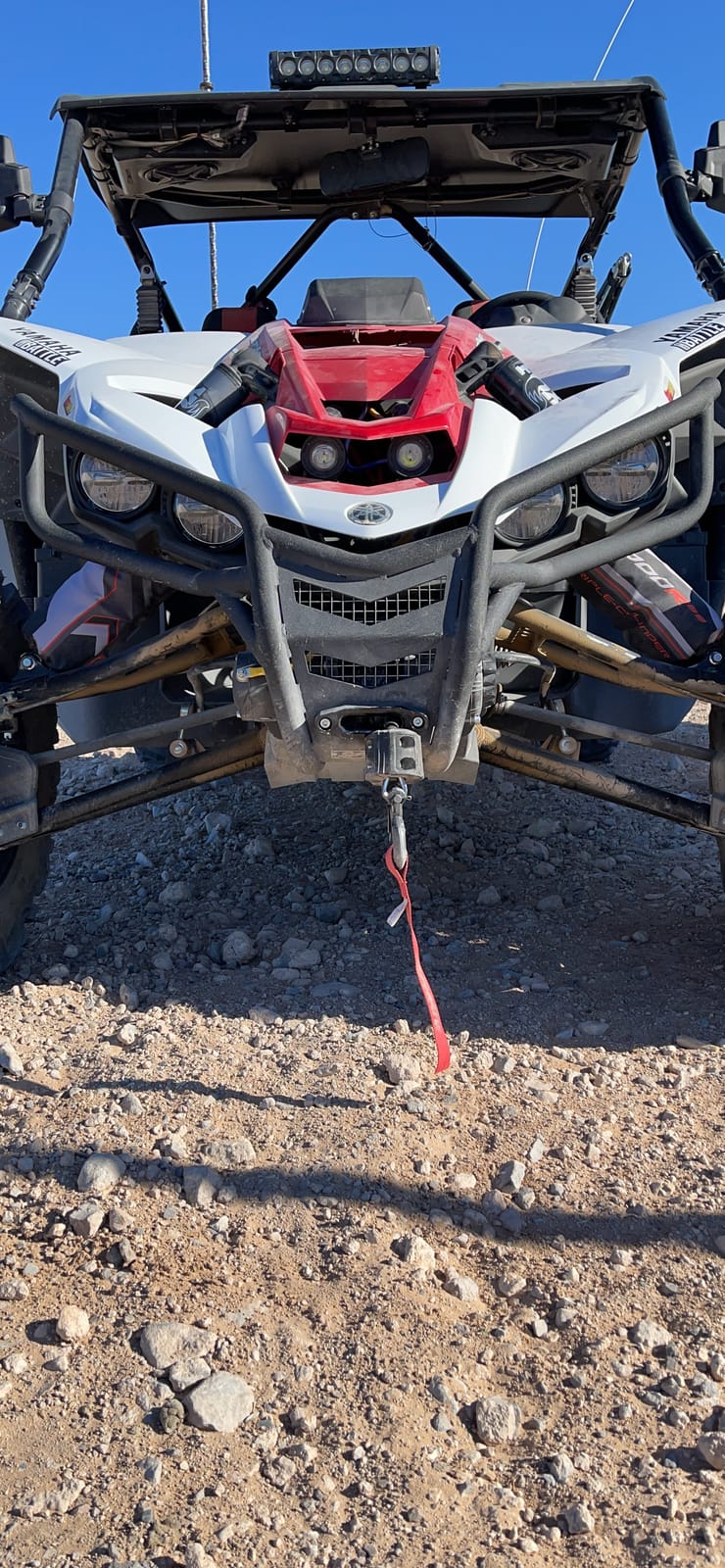 SuperATV 3500 LB Black Ops Winch Kit with synthetic rope, waterproof solenoid and seals, 1.2 HP motor, and aramid fiber customer photo 1