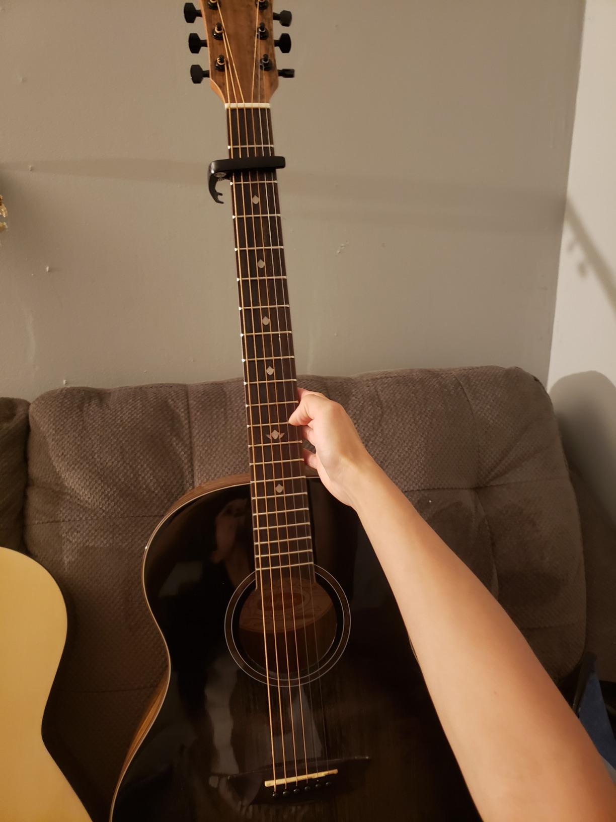 Bella Tono Novo S9 Acoustic Guitar (BTS9CH-D) | Spruce top; Figured walnut back and sides; Ebony fingerboard; Studio body design customer photo 1