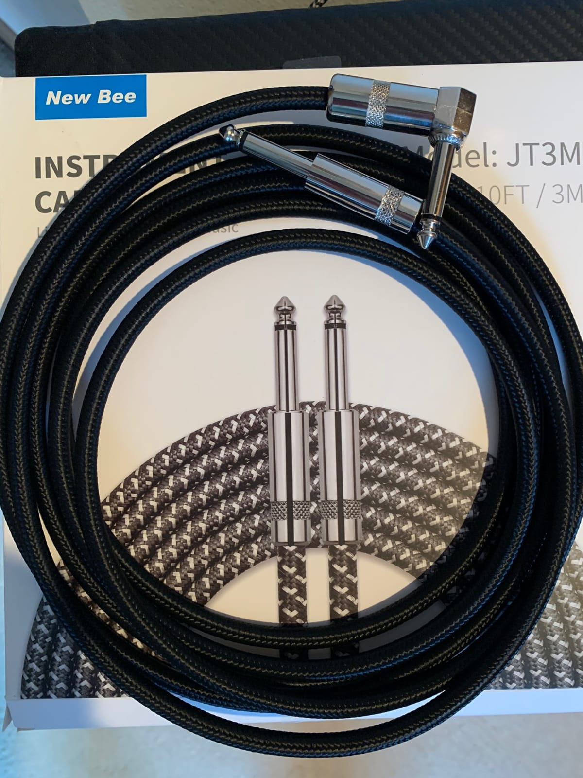 New Bee Guitar Cable 10ft Electric Instrument Bass AMP Cord customer photo 1