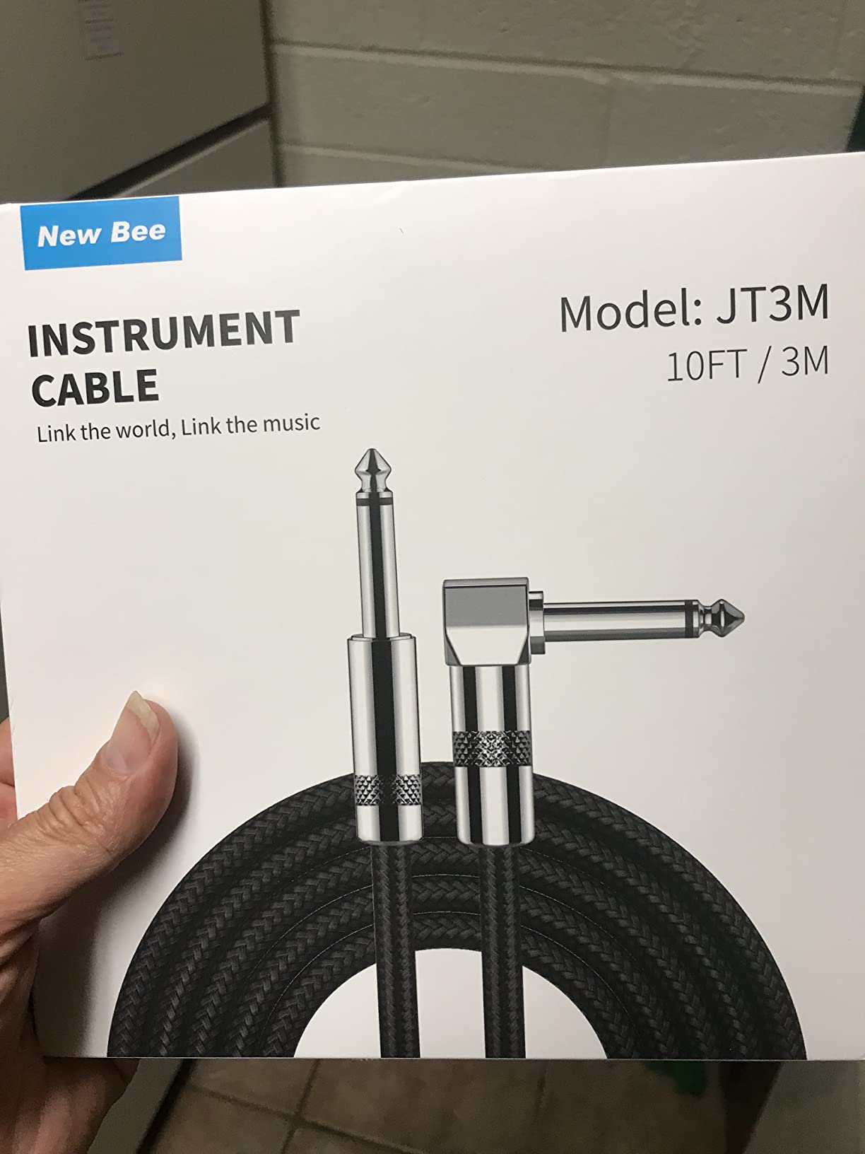 New Bee Guitar Cable 10ft Electric Instrument Bass AMP Cord customer photo 2