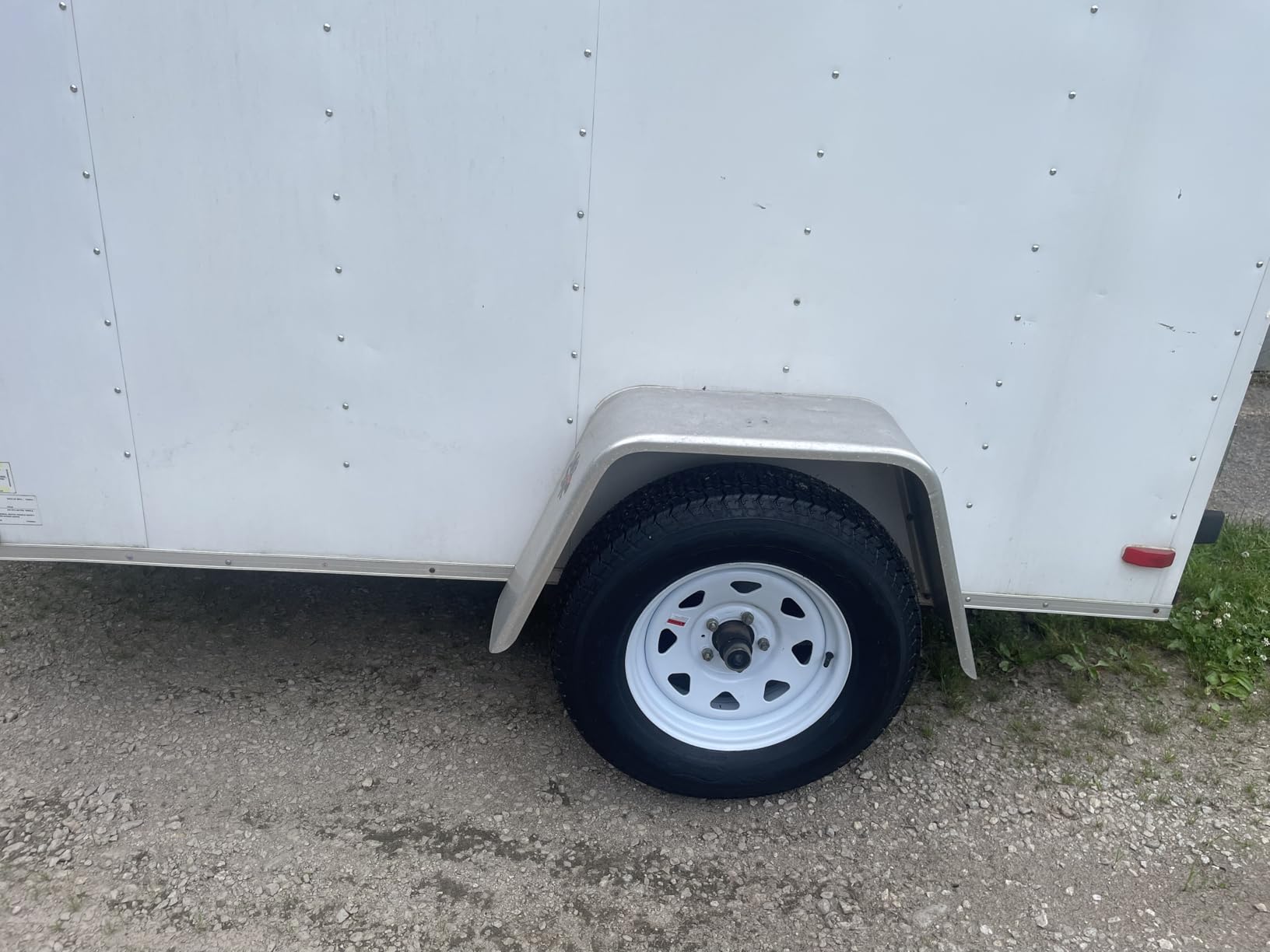 eCustomrim 2 Pack Trailer Tire Assembly ST205/75D15 Load C 5 Lug White | 15 Inch Load Range C 6 Ply Tires, 5 Lug On 4.5 Inch Center Steel Wheel customer photo 2