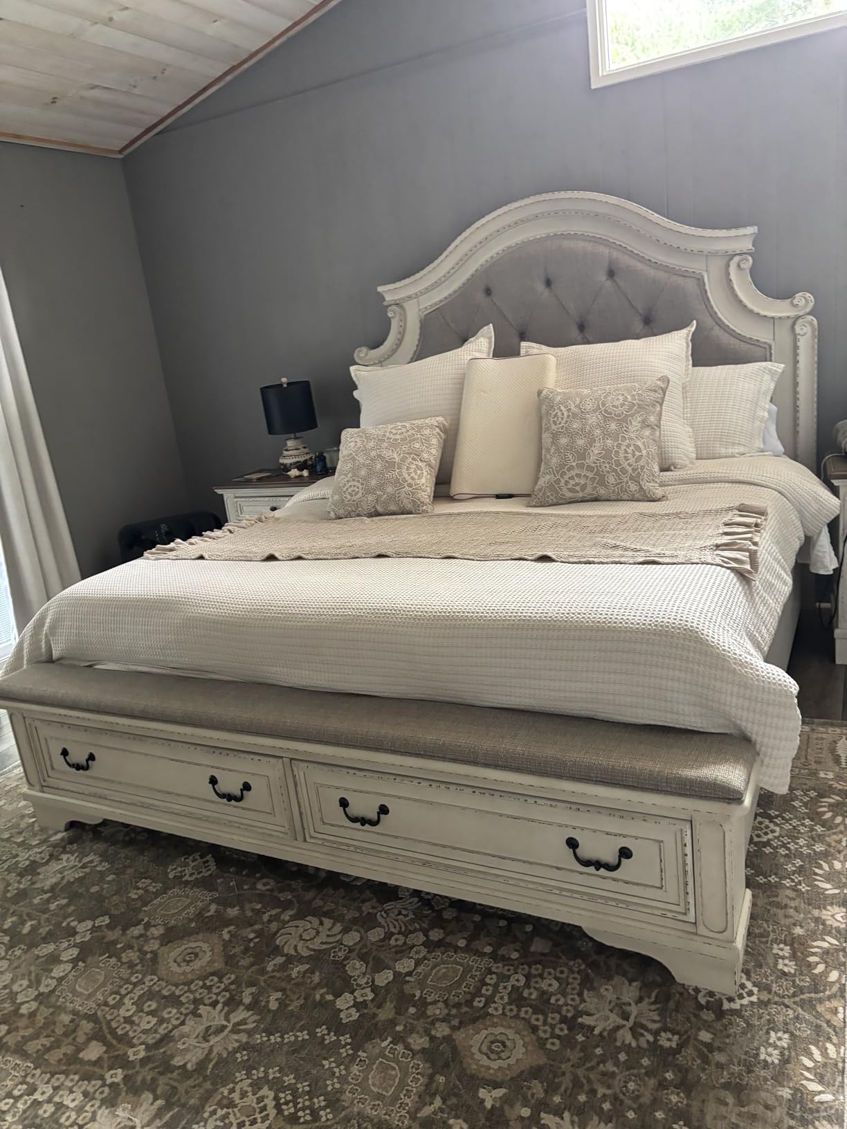 Tempur-Pedic TEMPUR-Adapt + Cooling 3-Inch King Mattress Topper Medium Luxury Premium Foam, Washable Cover, Medium Cooling Topper, white customer photo 2