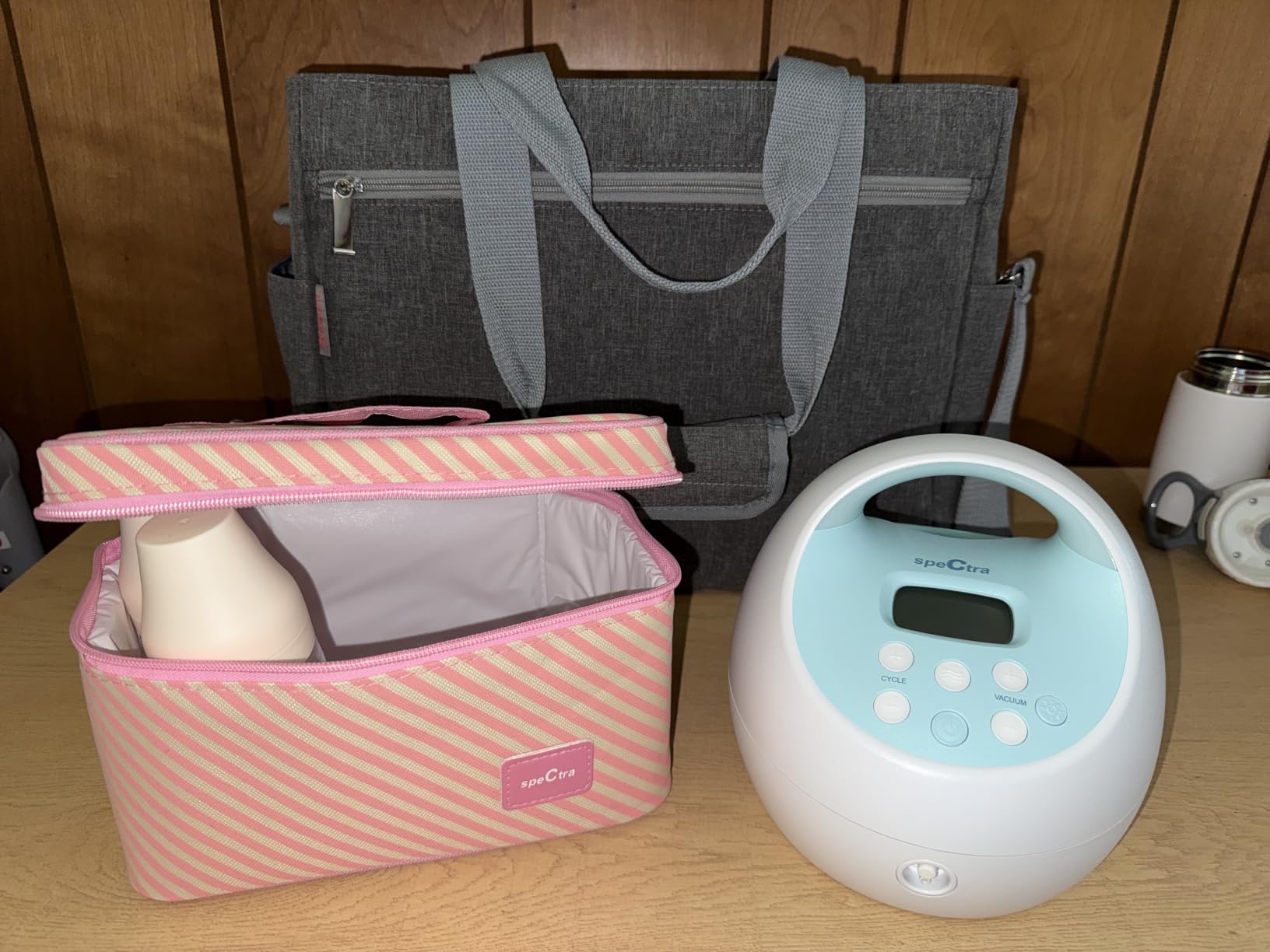 Spectra Baby S1 Plus Electric Breast Milk Pump with Tote, Bottles & Cooler | Portable Rechargeable Electric Breast Pump Bundle customer photo 1