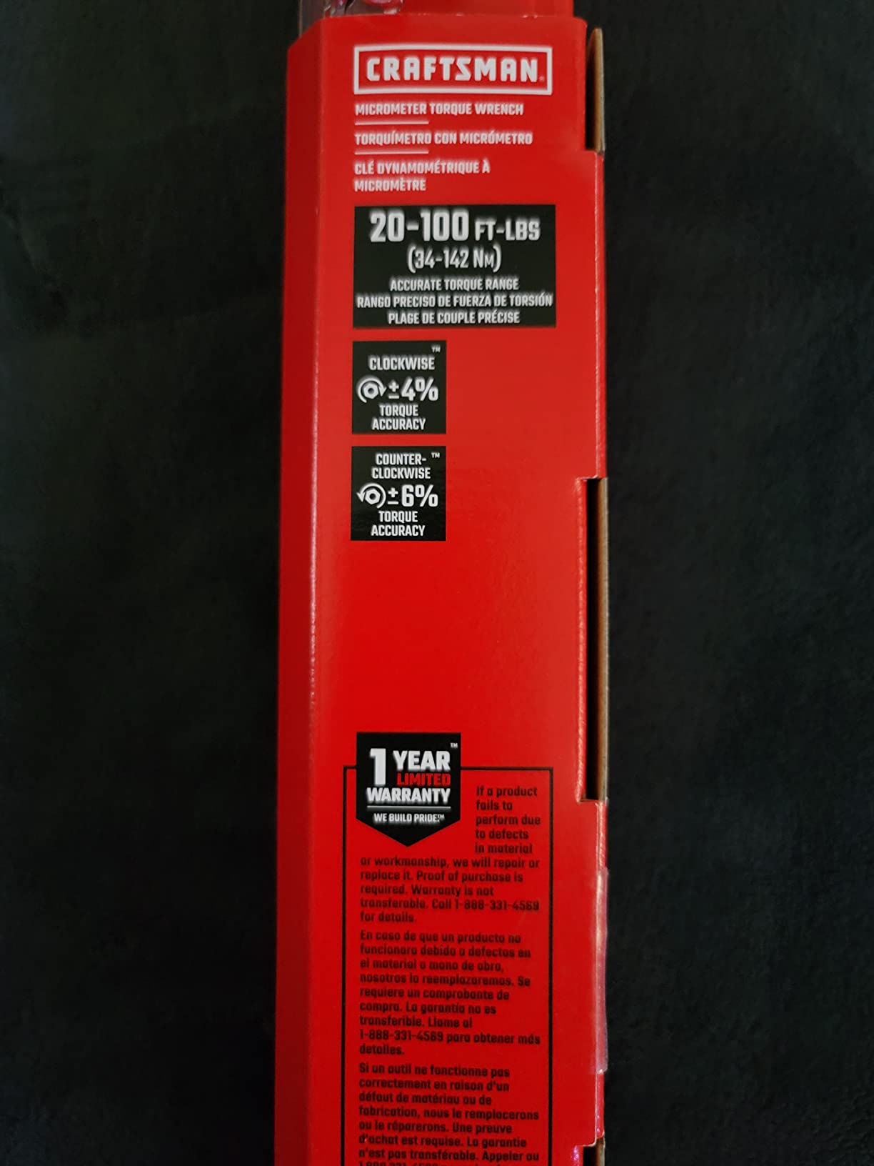 CRAFTSMAN Torque Wrench, 3/8