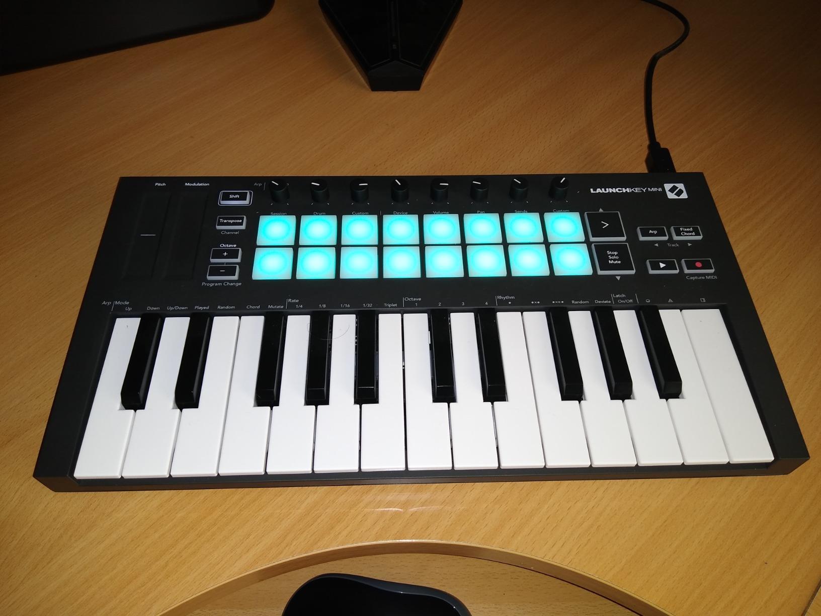 Novation Launchkey Mini [MK3] — Portable 25-Key, USB, MIDI Keyboard Controller with DAW Integration, Chord Mode, and Arpeggiator — for Music Production customer photo 1