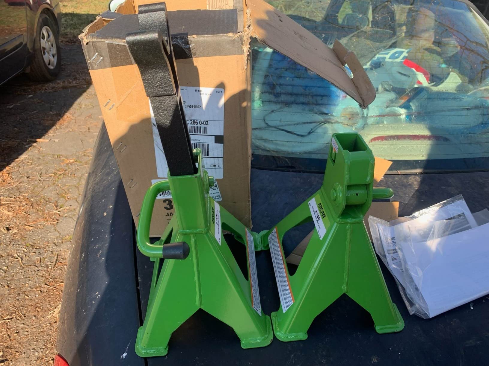 ARCAN 3-Ton Ratcheting Jack Stands, Pair, Model ALJS3 customer photo 1