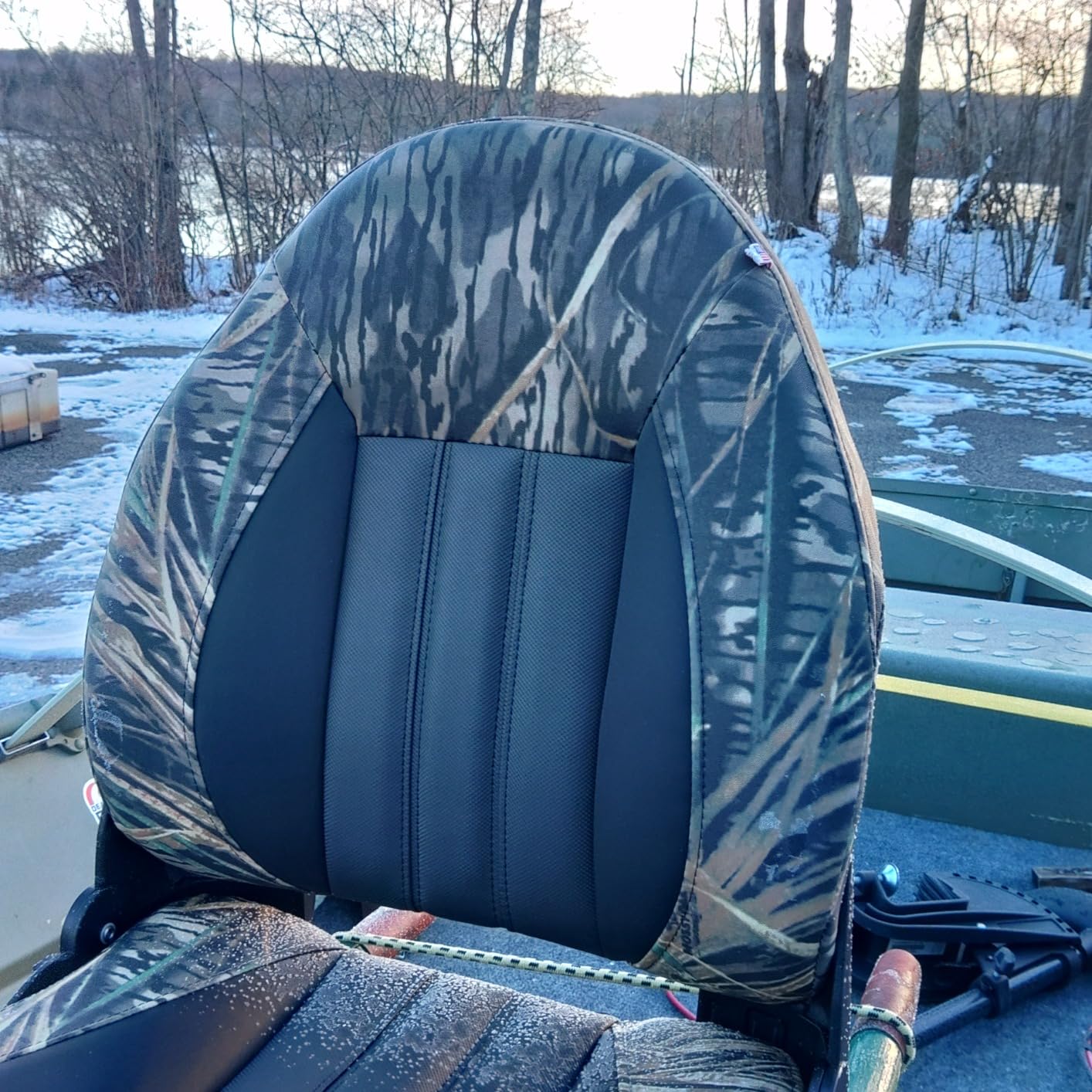 Tempress ProBax Orthopedic Folding High Back Boat Seat (Black/Charcoal/Carbon) customer photo 2