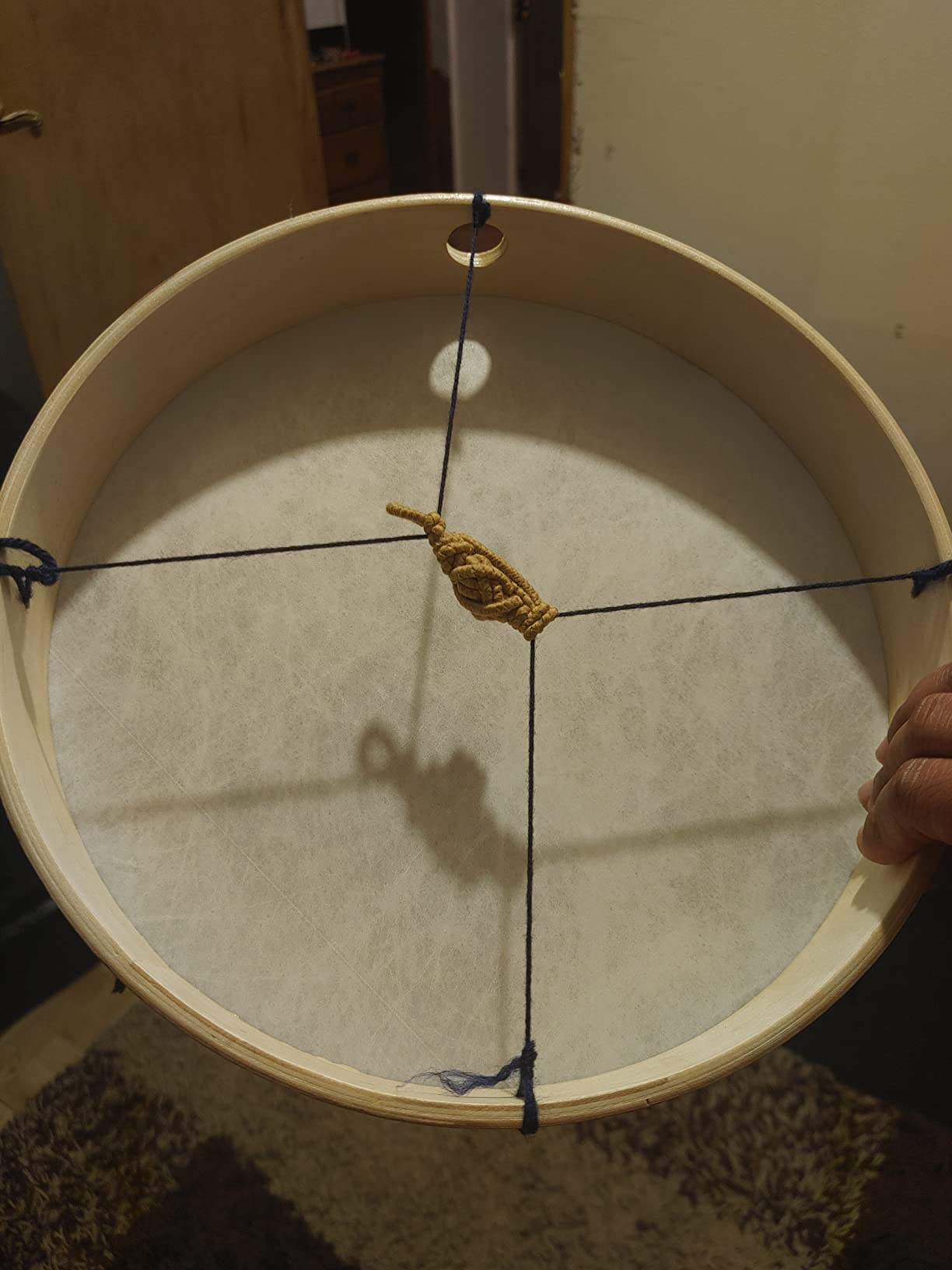 Foraineam 12 Inch & 10 Inch & 8 Inch Hand Drum Percussion Wood Frame Drum with Drum Stick customer photo 1