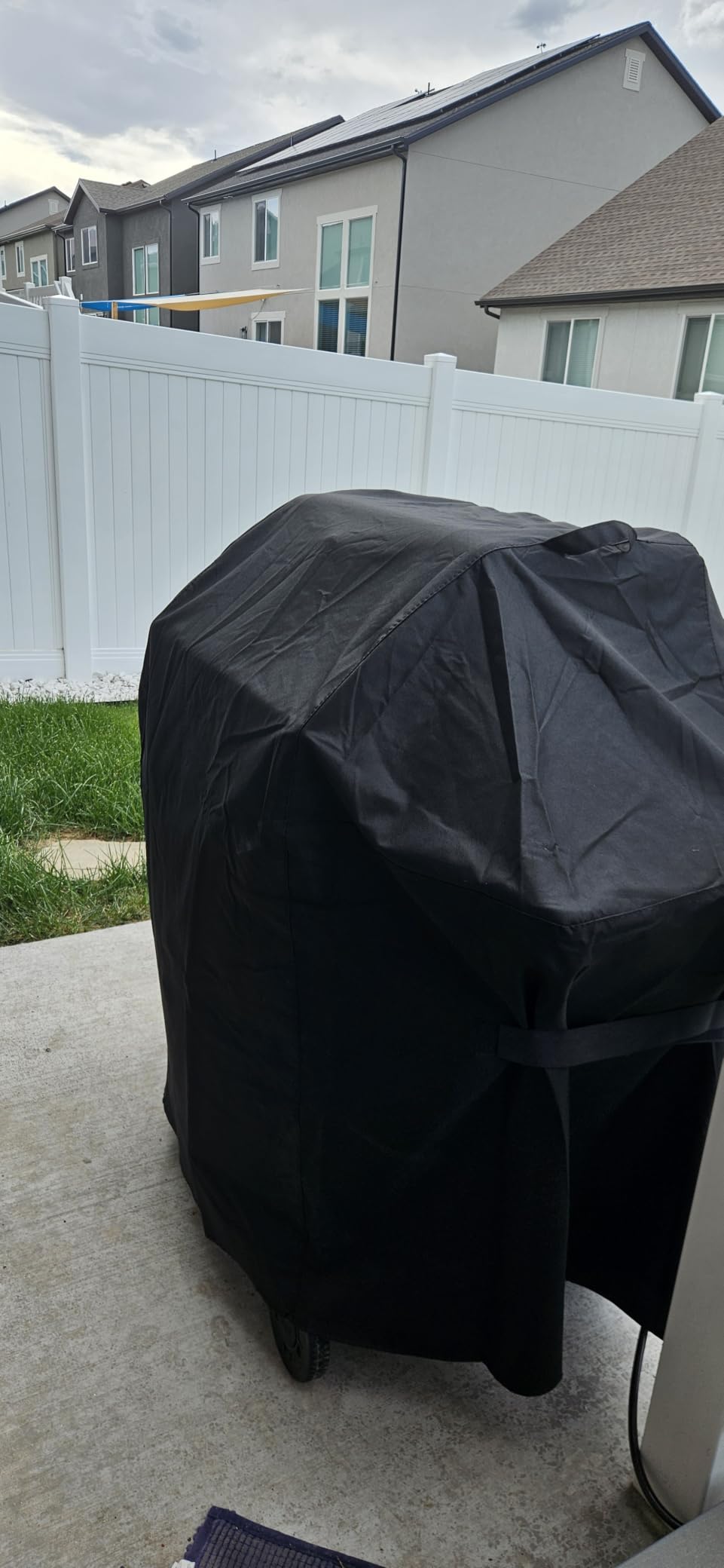 Unicook 58 Inch Grill Cover for Weber Genesis II, LX 300 Series and Genesis 300 Series Gas Grills, Heavy Duty Waterproof Fade Resistant BBQ Cover, All Weather Protection, Compared to Weber 7130 customer photo 2