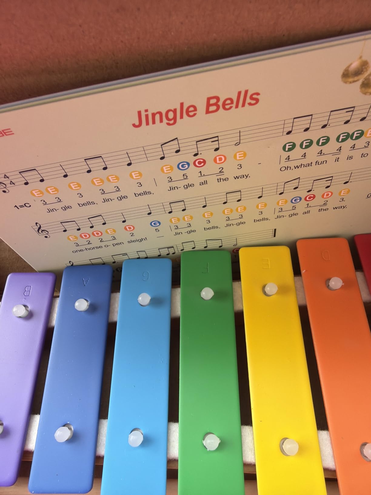 Xylophone for Kids Wood Xylophone with Mallets Orff Music Instrument for Educational & Preschool Learning Baby Percussion Kit with Professional Tuning for Toddlers Gift Choice for Children age customer photo 1