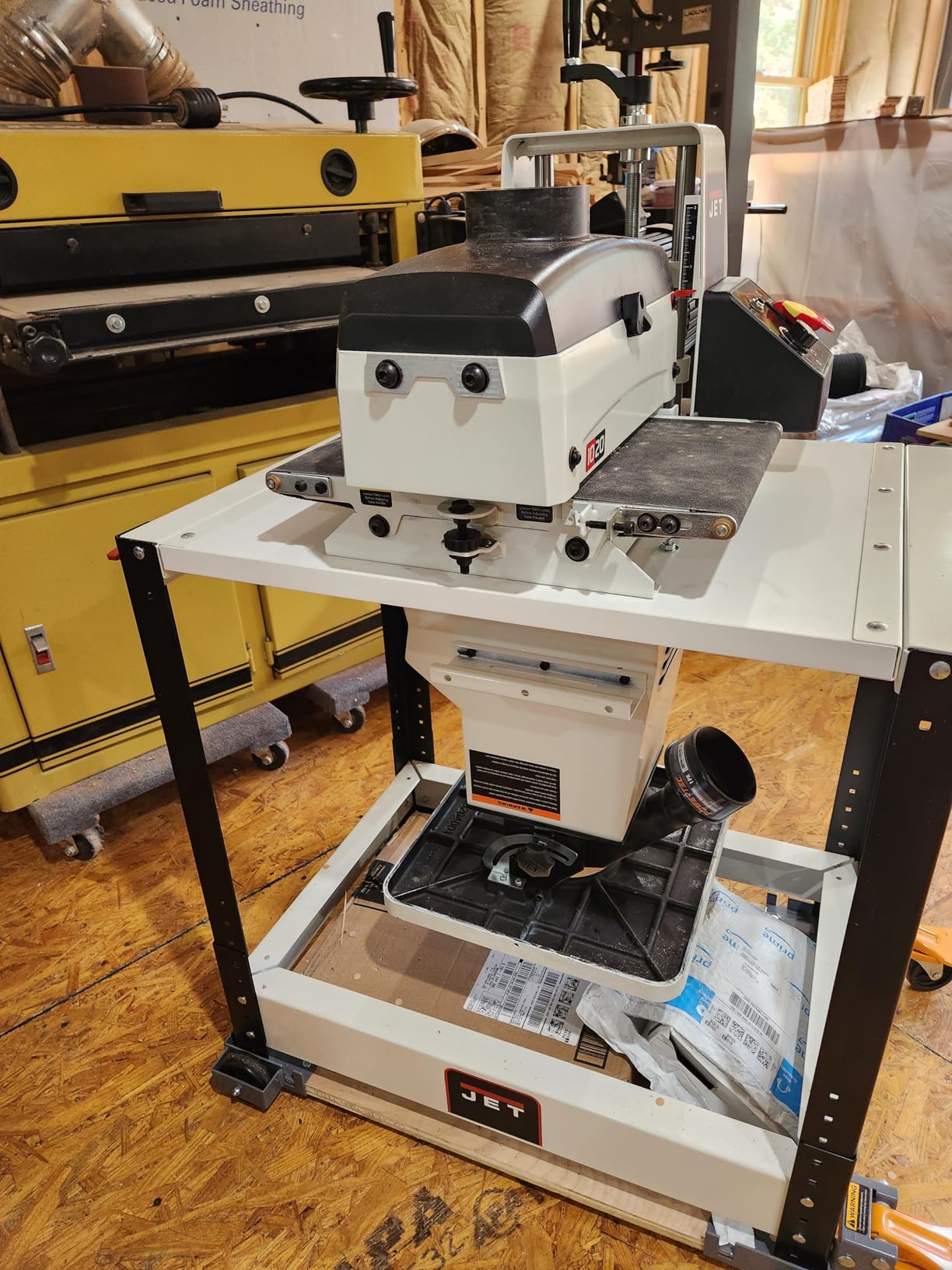 JET 10-Inch Benchtop Drum Sander, 1 HP, 115V 1Ph (Model JWDS-1020) customer photo 1