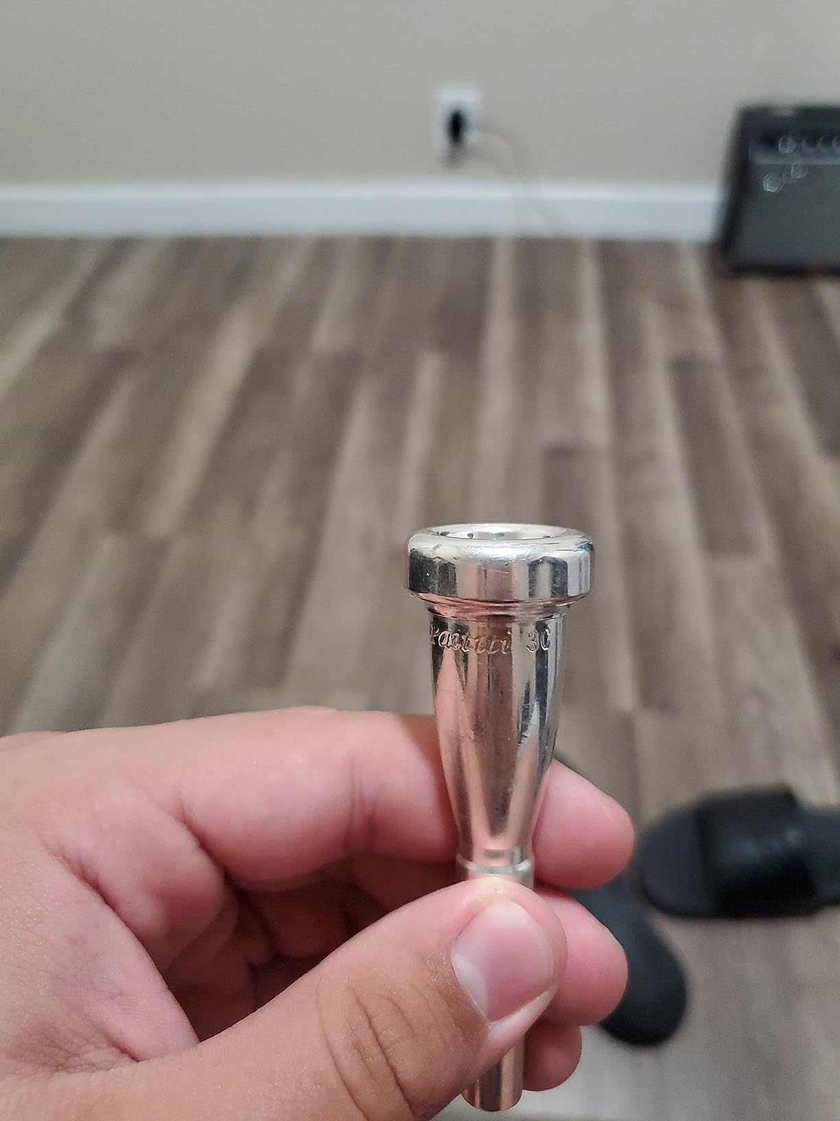 Gold Plated Rich Tone Bb 1C Trumpet Mouthpiece customer photo 1