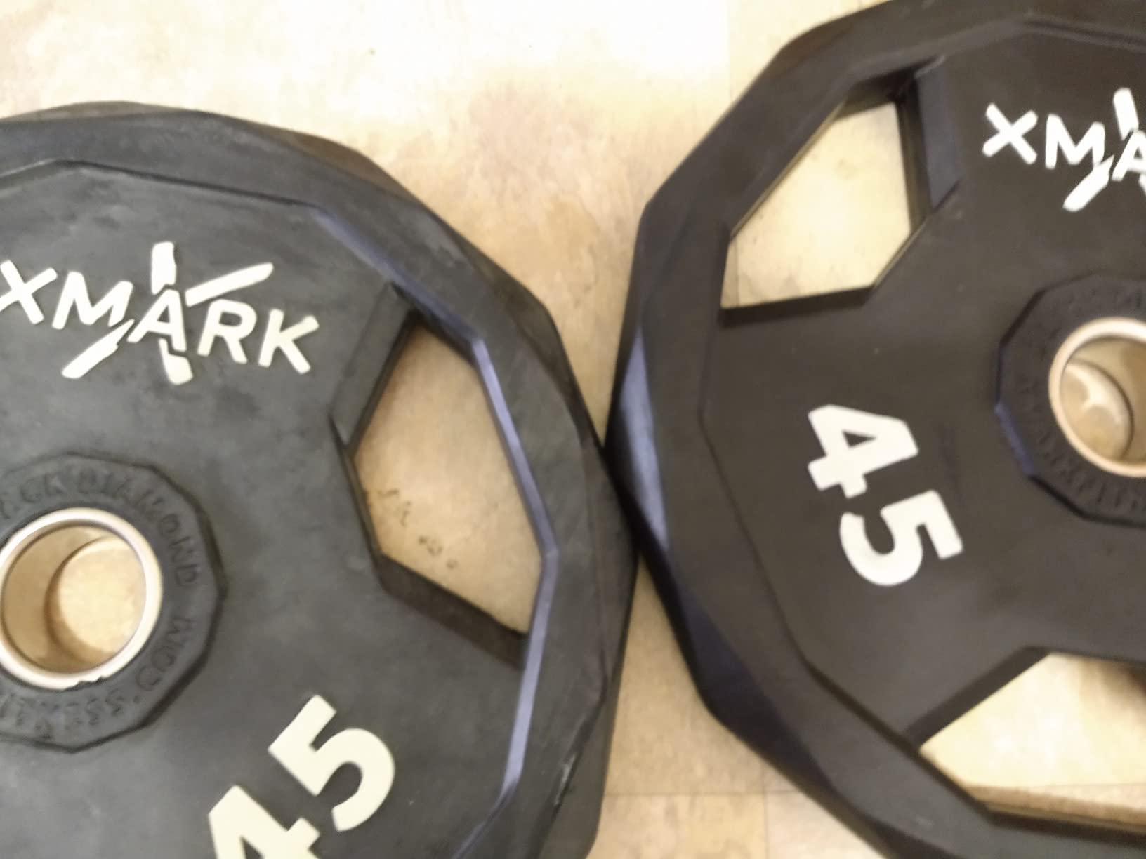 XMark CROWBAR Olympic Weightlifting Barbell, 7' Olympic bar, BLACK DIAMOND Weight Plates and CROWBAR Weight Bar Options Available customer photo 2