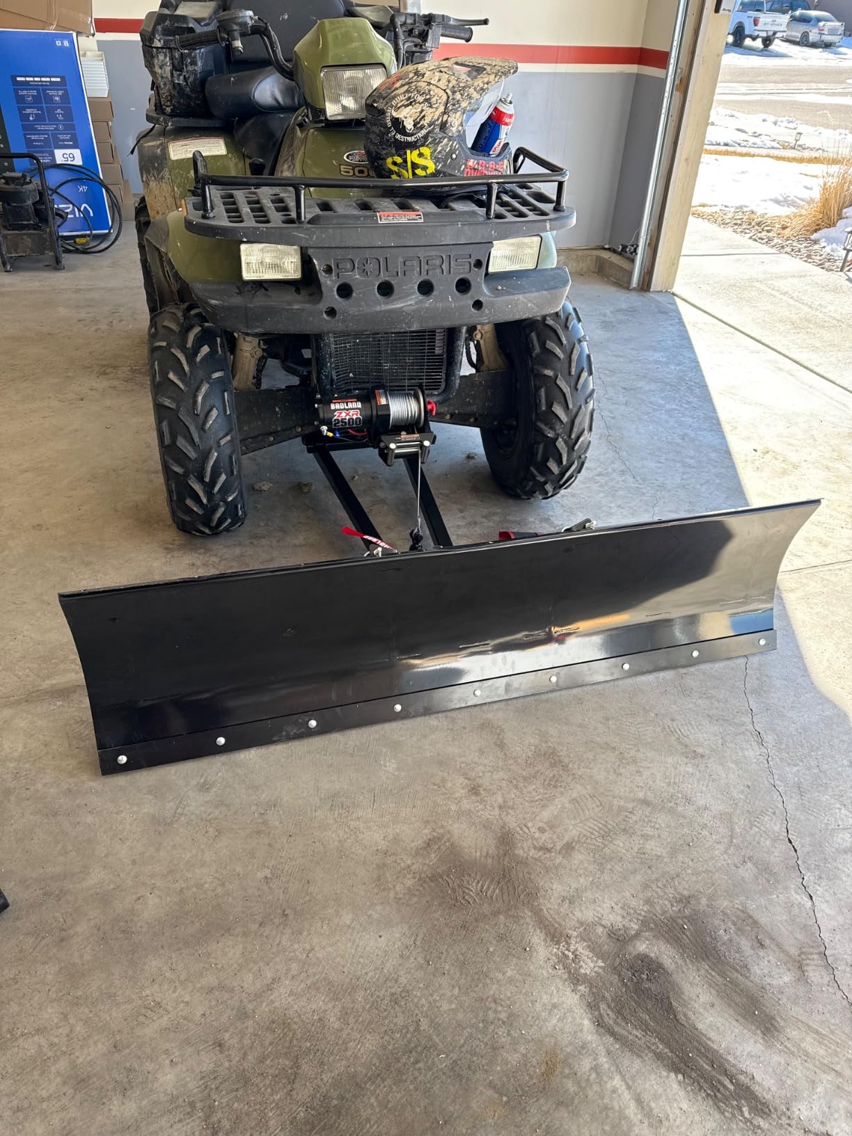 Extreme Max 5500.5094 Heavy-Duty UniPlow One-Box ATV Plow System with UniMount Kit - 60