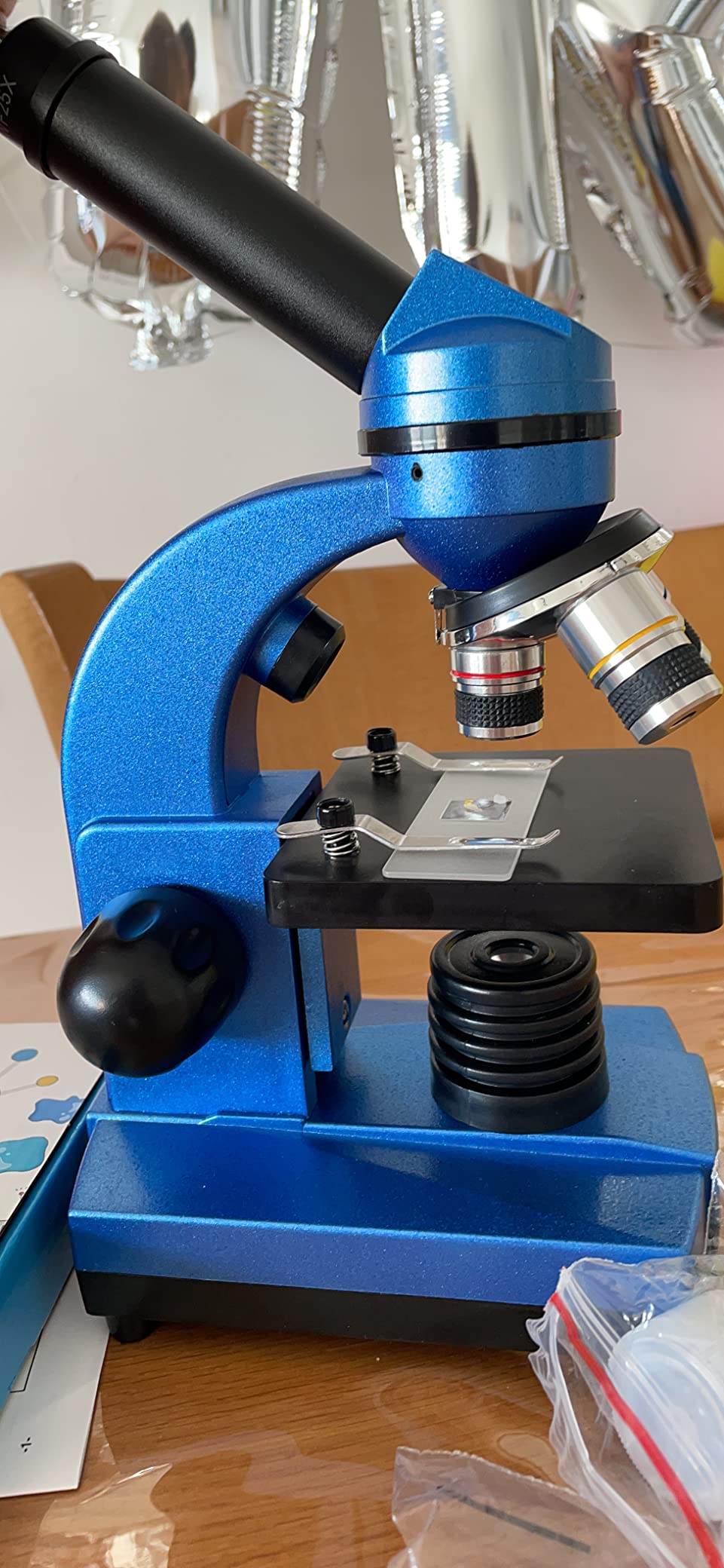 Microscope for Kids Beginners Children Student, 40X-1000X Compound Microscopes with 52 pcs Educational Kits customer photo 1
