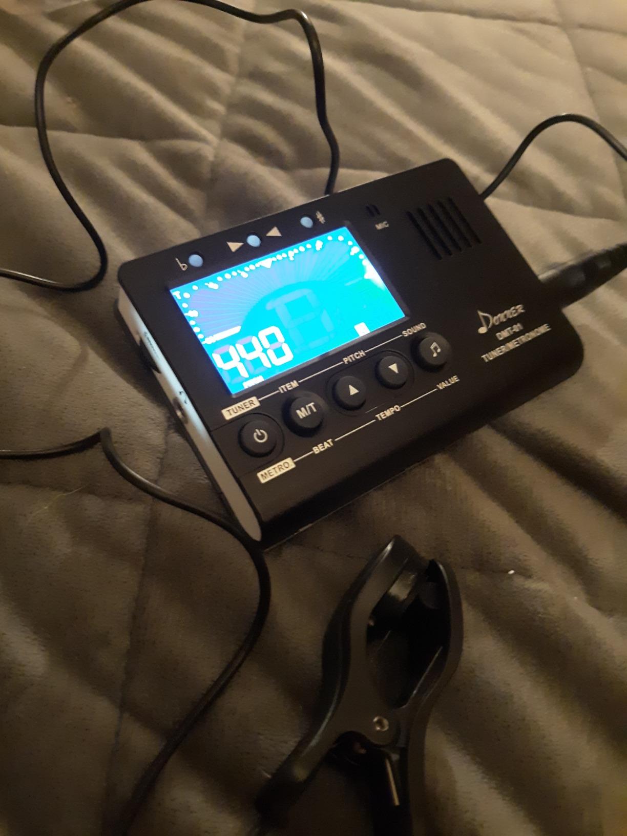Donner Metronome Tuner DMT-01 - 3 in 1 Digital Metronome with Tuner/Metronome/Tone Generator customer photo 2