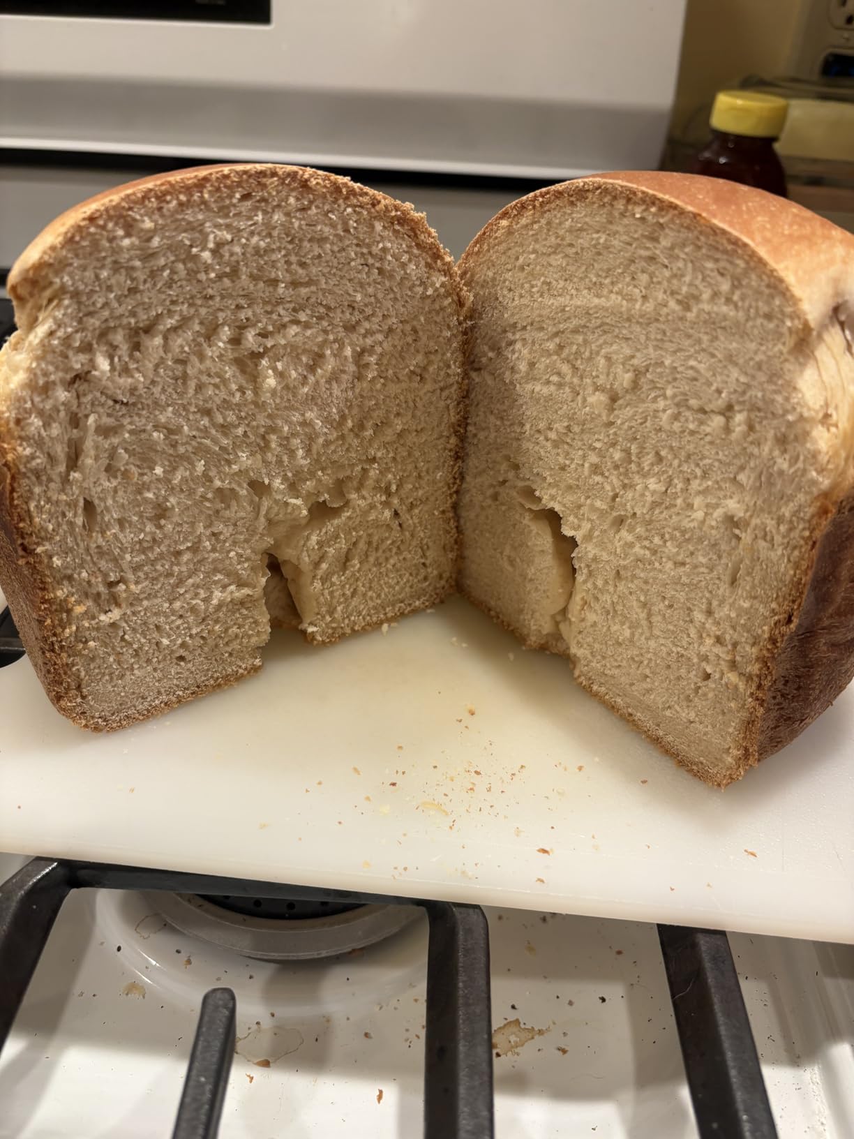 KBS Premium 2LB Convection Bread Maker Dual Heaters, 710W Stainless Steel 17-in-1 Bread Machine Healthy Ceramic Pan, Nut Dispenser,Touch Panel, 3 Loaf Sizes 3 Crust Colors, 15H Timer,Low Noise,Recipes customer photo 2