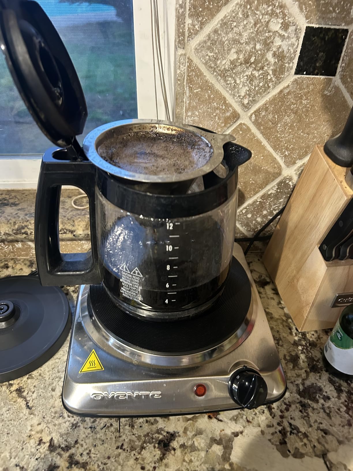 Cosori Pour Over Coffee Maker, Double Layer Stainless Steel Filter, 8cup | Drip Coffee Maker, Coffee Dripper Brewer, High Heat Resistant Carafe, also for Camping, Hiking, 34oz customer photo 1