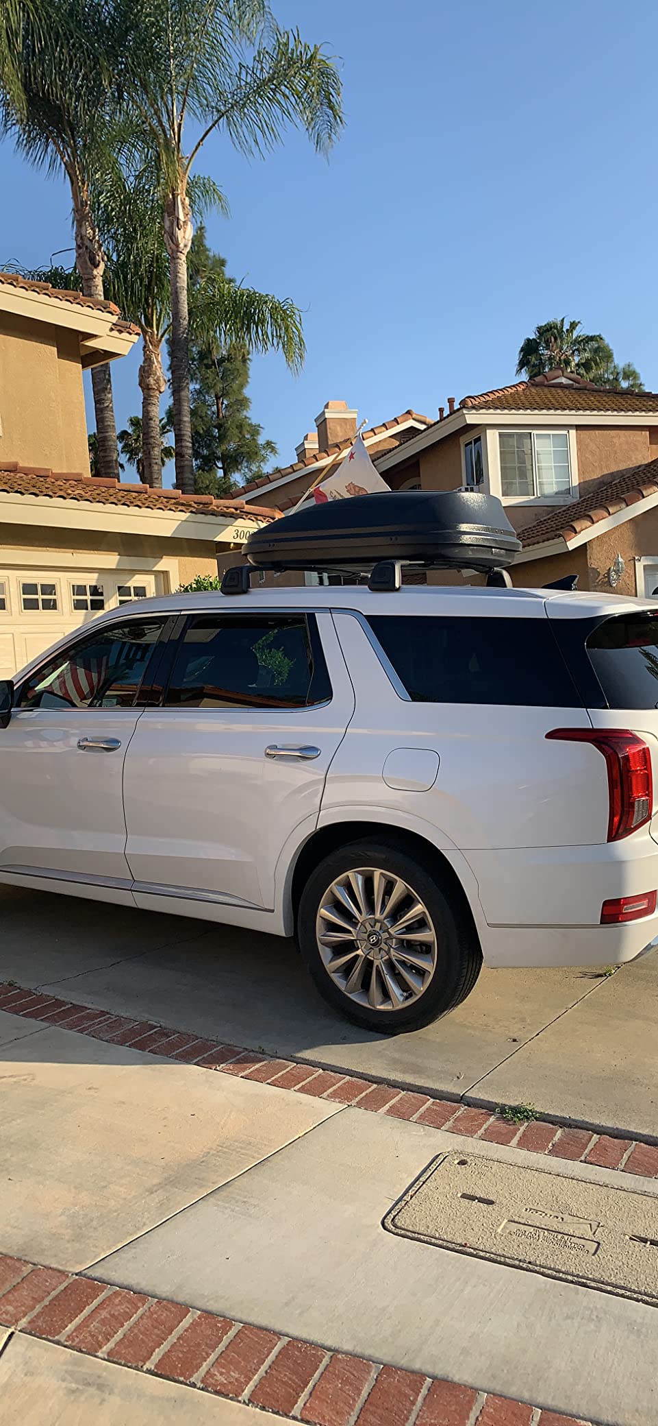 Auto Dynasty Hard Shell Roof Top Mount Cargo Carrier Travel Luggage Box, 11 Cubic Feet customer photo 2