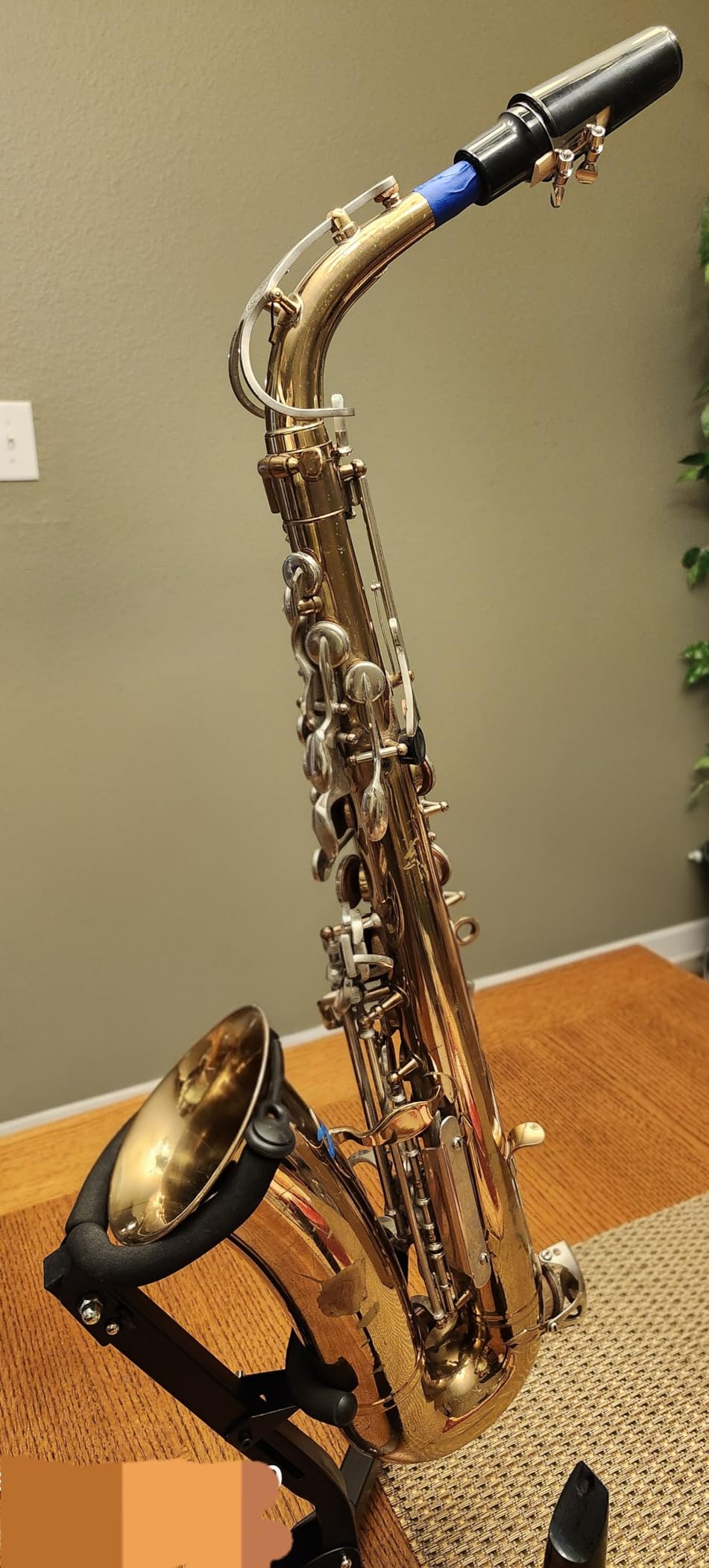 EASTROCK Alto/Tenor Saxophone Stand with 2 Detachable Flute/Clarinet Holders customer photo 1