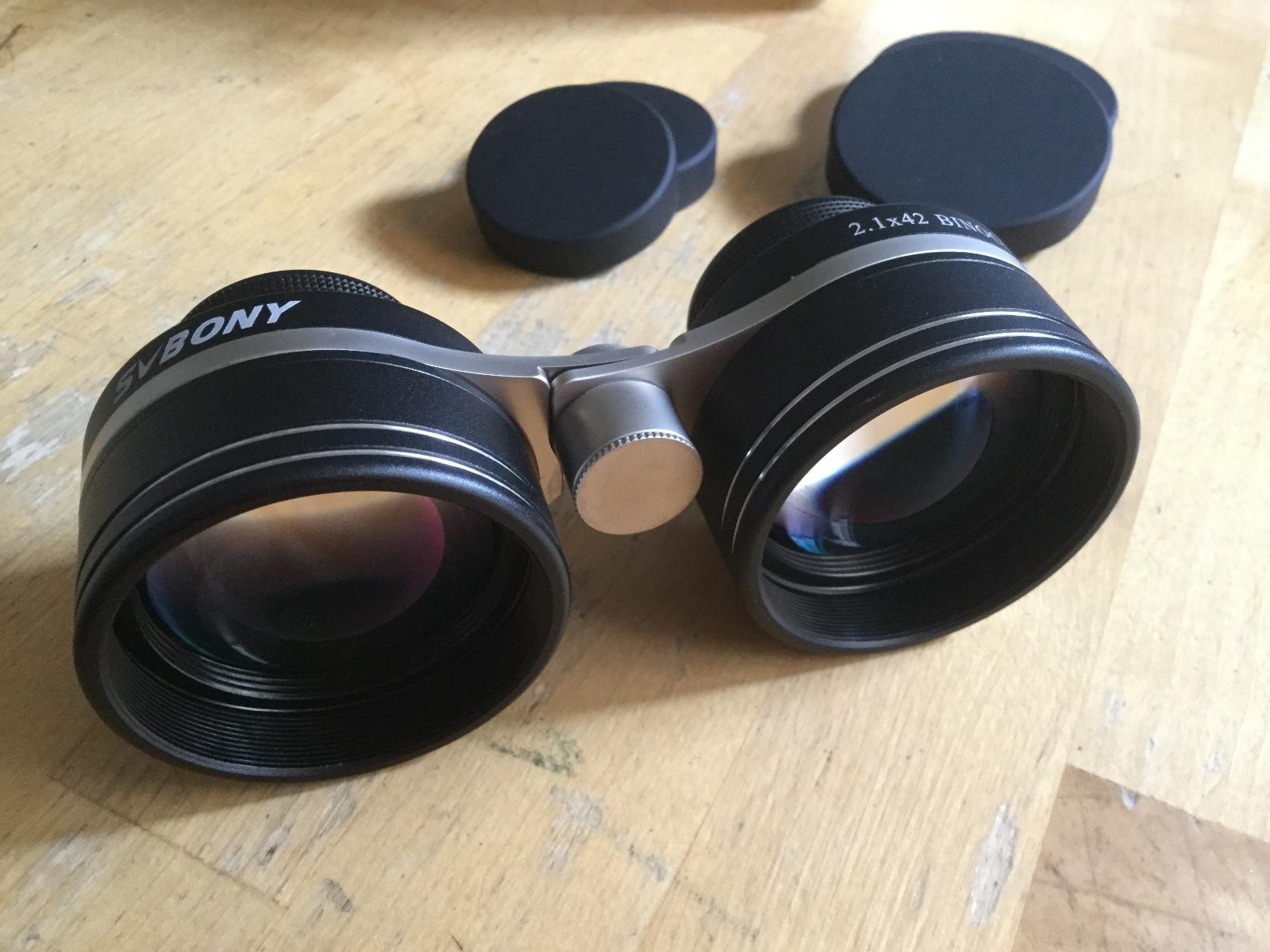 SVBONY SV407 Astronomy Binoculars 2.1x42mm, Wide Angle for Stargazing | for Star and Constellations Viewing, 26° Field of View, FMC Coating, IPX6 Waterproof, Opera Glasses, 2x Low-magnification customer photo 2