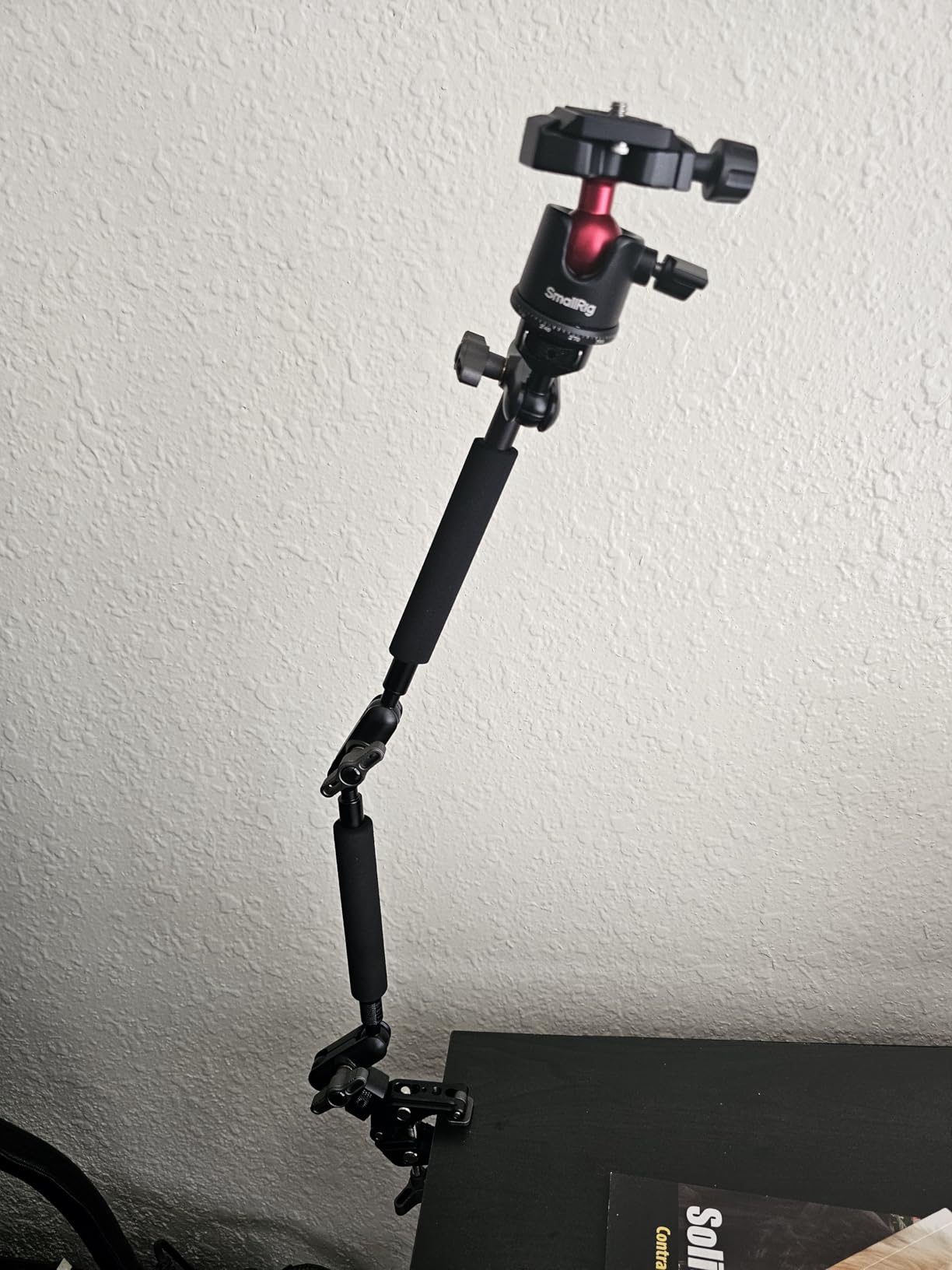 SmallRig Mini Ball Head with 360 Panoramic and Quick Release Plate - BUT2665, 1/4 Screw and 3/8 Thread Mount, Max Load 4.4lbs/2kg customer photo 1
