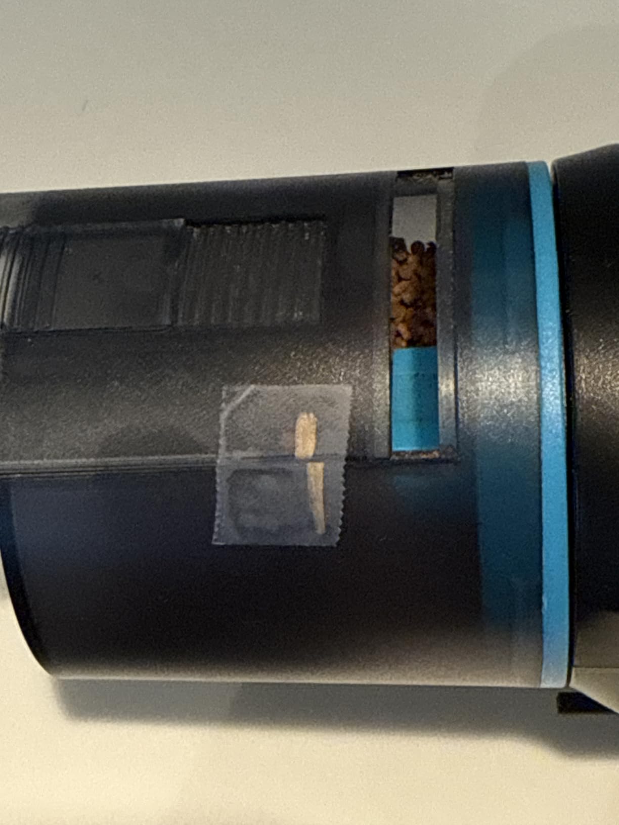 Lukovee Automatic Fish Feeder, USB Rechargeable Timer, 200ML Large Capacity | Feeding Time Display, Moisture-Proof, Aquarium Fish Tank Food Dispenser for Vacation Weekend Holiday, Blue customer photo 2