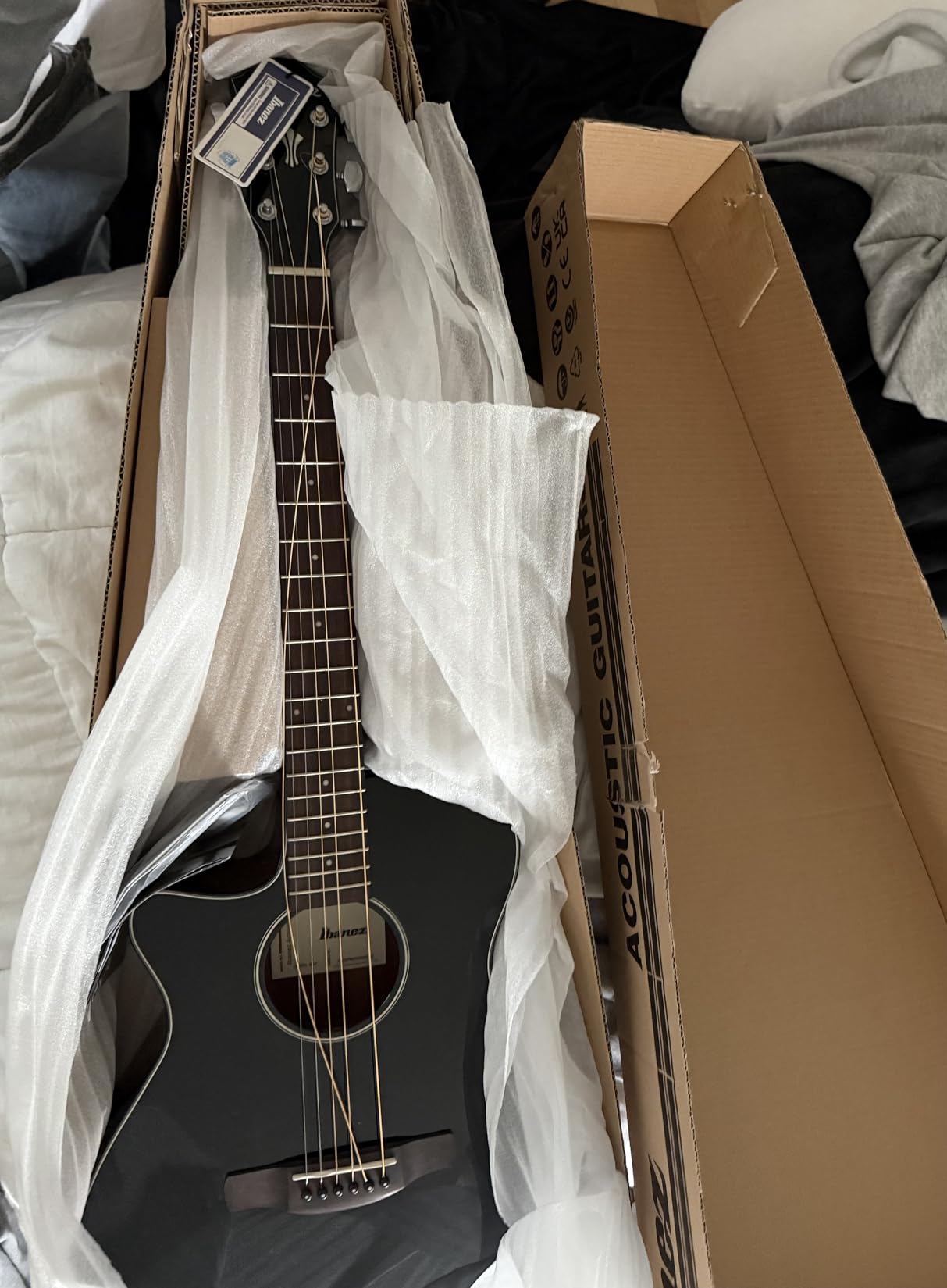 Ibanez AEG50LBKH Left-Handed Acoustic-Electric Guitar customer photo 1