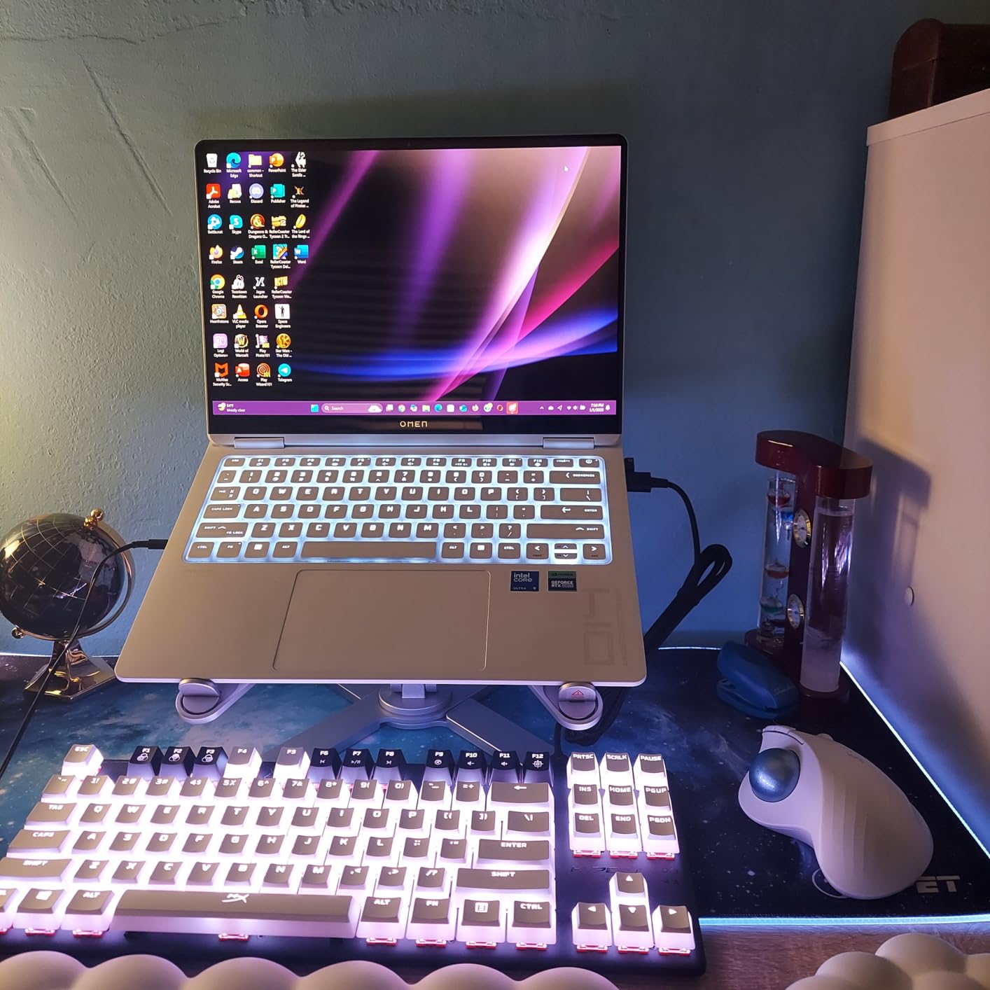 HyperX Alloy Origins Core - Tenkeyless Mechanical Gaming Keyboard, Software Controlled Light & Macro Customization, Compact Form Factor, RGB LED Backlit, Tactile HyperX Aqua Switch,Black customer photo 2