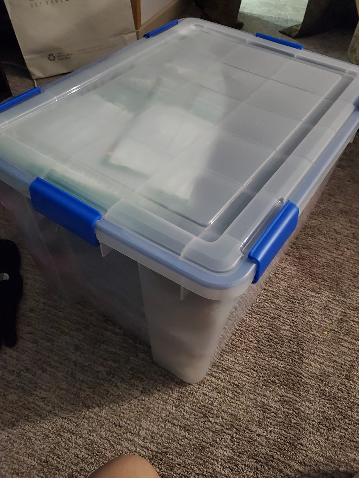 IRIS USA 4-Pack 26.5/44 Qt Storage Bins with Gasket Lids, WeatherPro Seal customer photo 2