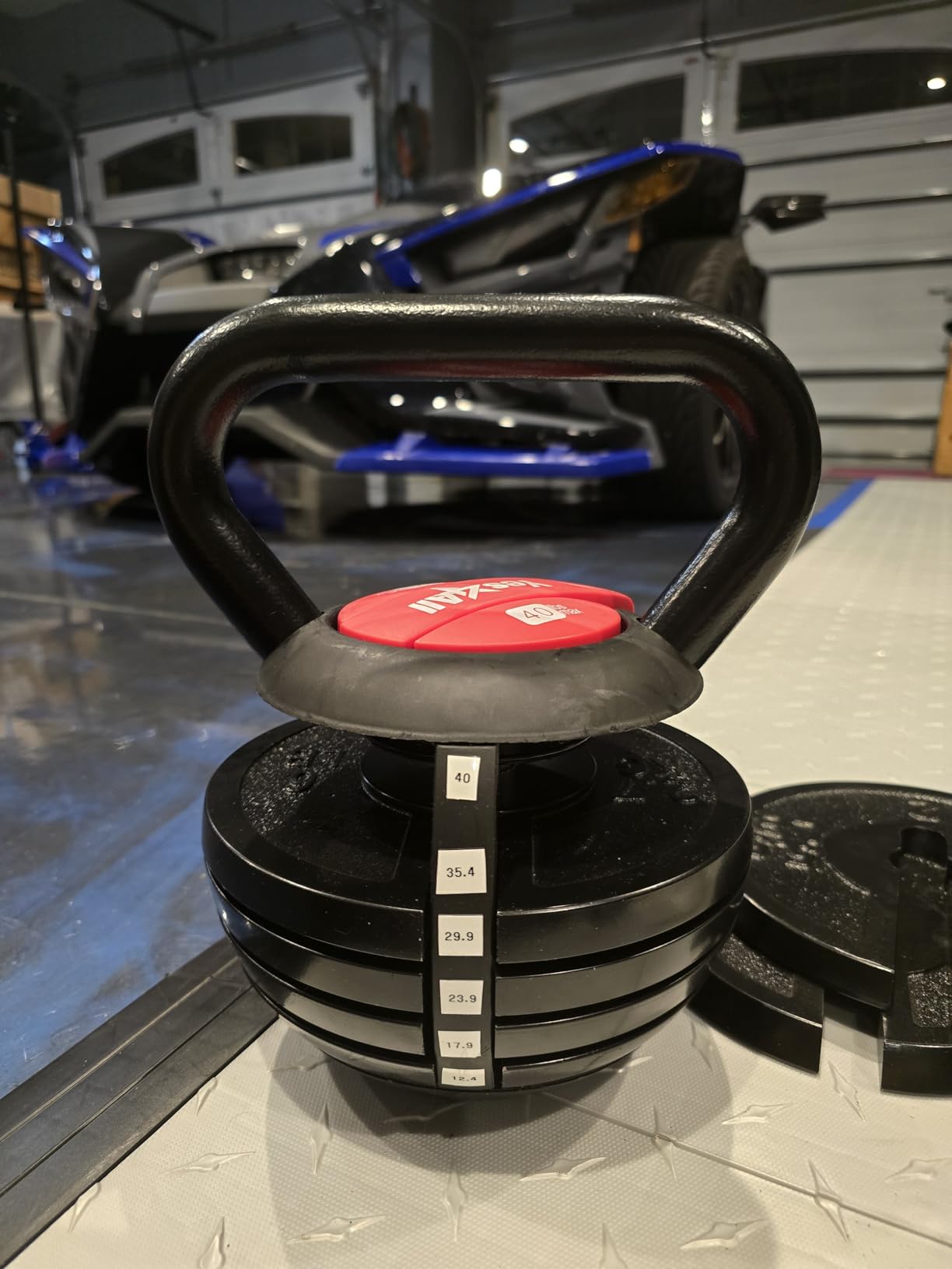 Yes4All Adjustable Kettlebell Set, 20-40 LB Weight Set customer photo 1