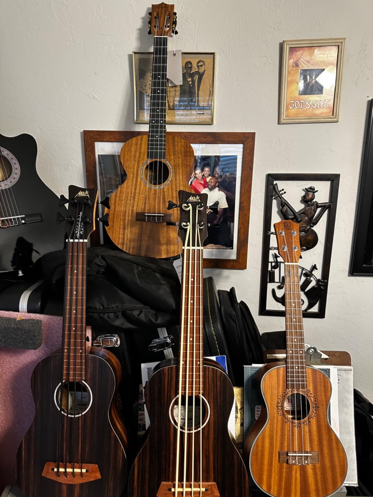 Caramel CB207 Acacia Baritone Acoustic Electric Ukulele with Truss Rod customer photo 2