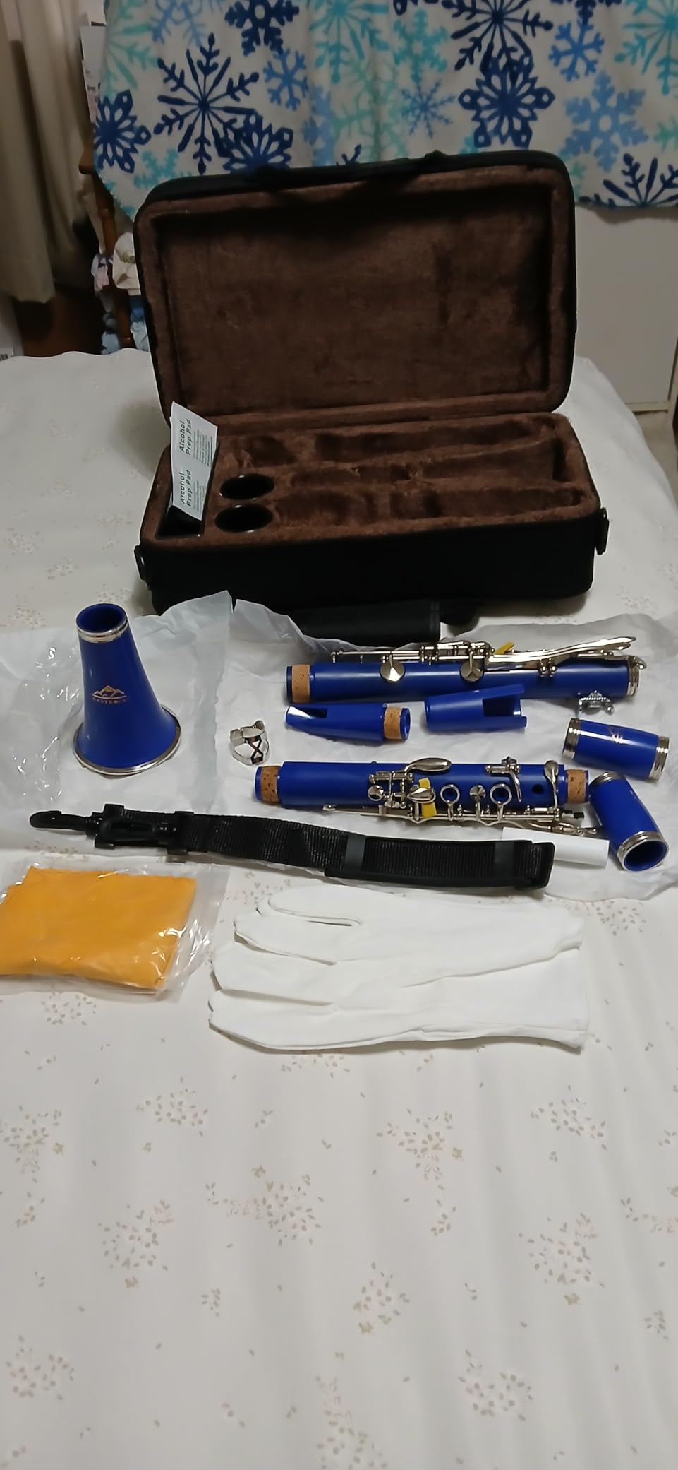 EASTROCK Bb Flat Clarinet with 17 Nickel Keys - Beginner Student Clarinet, Hard Case and Cleaning Kit customer photo 1