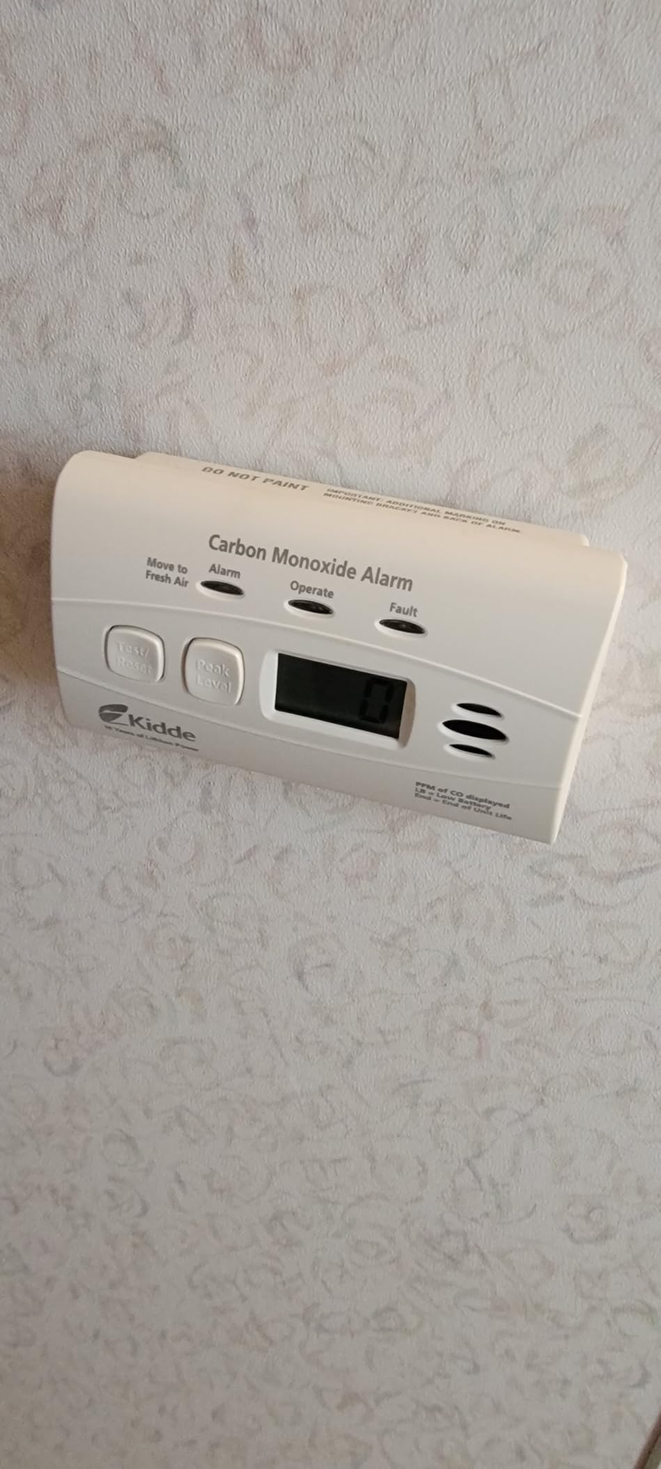 Kidde Carbon Monoxide Detector, 10-Year Battery Powered, Digital Display, LED Status Indicators, 85 dB Alarm, 3rd Edition customer photo 1
