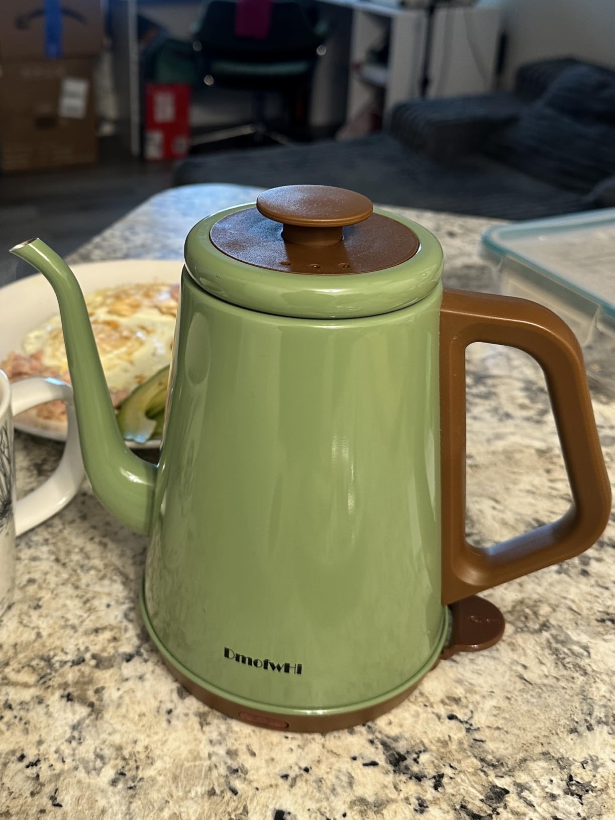 DmofwHi Gooseneck Electric Kettle(1.0L), 100% Stainless Steel BPA Free Classic Pour Over Coffee Kettle | Tea Kettle customer photo 1