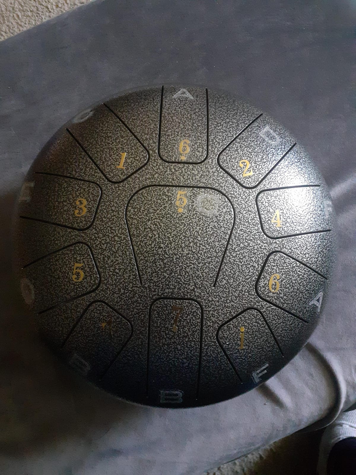 Steel Tongue Drum, AKLOT 10 inch 11 Notes Tank Drum C Key Percussion Steel Drum Kit w/Drum Mallets Note Stickers Finger Picks Mallet Bracket and Gig Bag customer photo 1