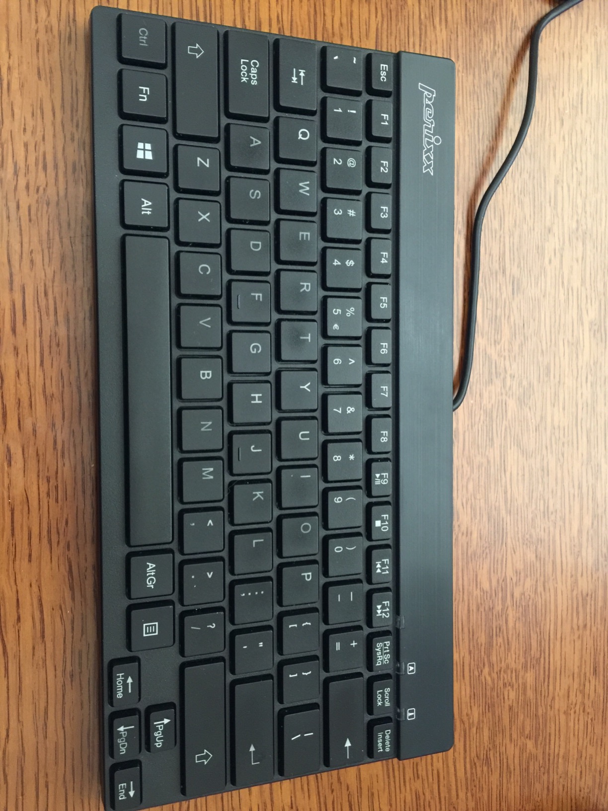 Perixx PERIBOARD-426 Wired Mini Low Profile Keyboard (Wired USB), US English Layout customer photo 1