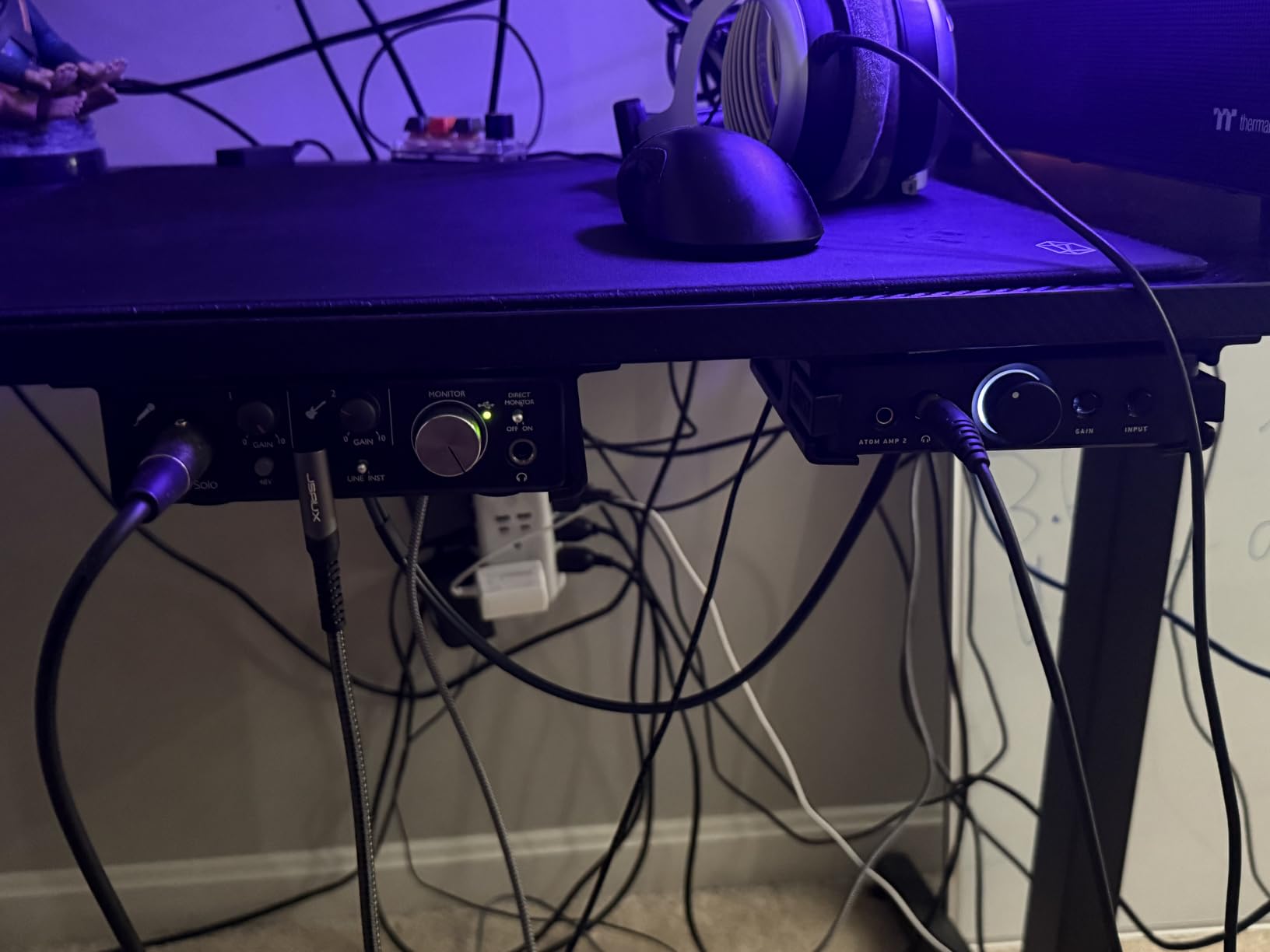 VIVO Under Desk 17 inch Cable Management Tray, Power Strip Holder, Cord Organizer, Wire Tamer for Office and Home, Black, DESK-AC06-1C customer photo 2