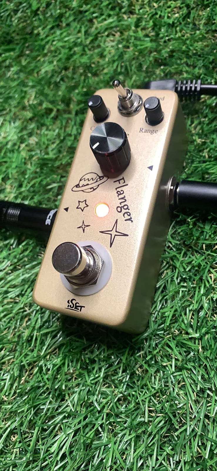 ISET Analog Flanger Pedal for Electric Guitar Bass True Bypass customer photo 1