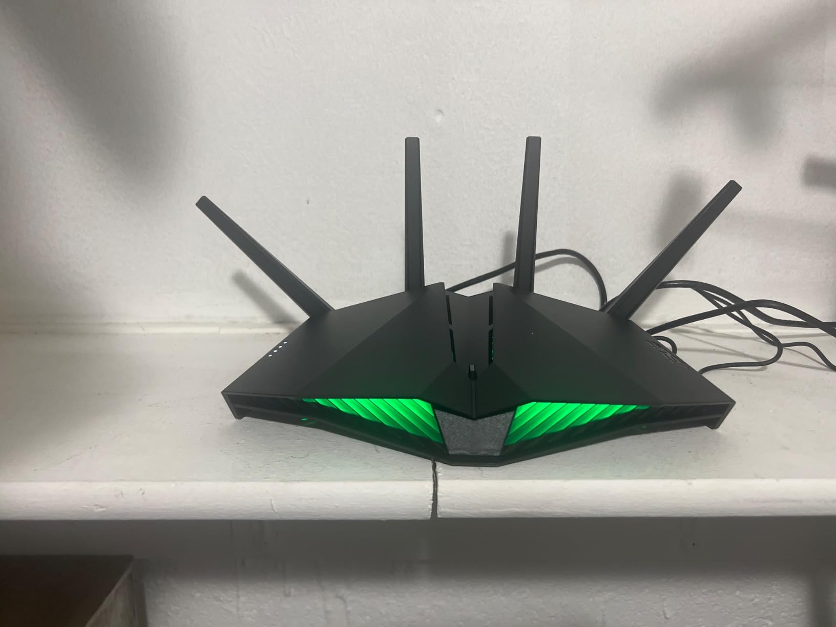 ASUS RT-AX82U (AX5400) Dual Band WiFi 6 Extendable Gaming Router, Gaming Port, Mobile Game Mode, Aura RGB, Included AiProtection Pro Security, Instant Guard, VPN, AiMesh Compatible customer photo 2