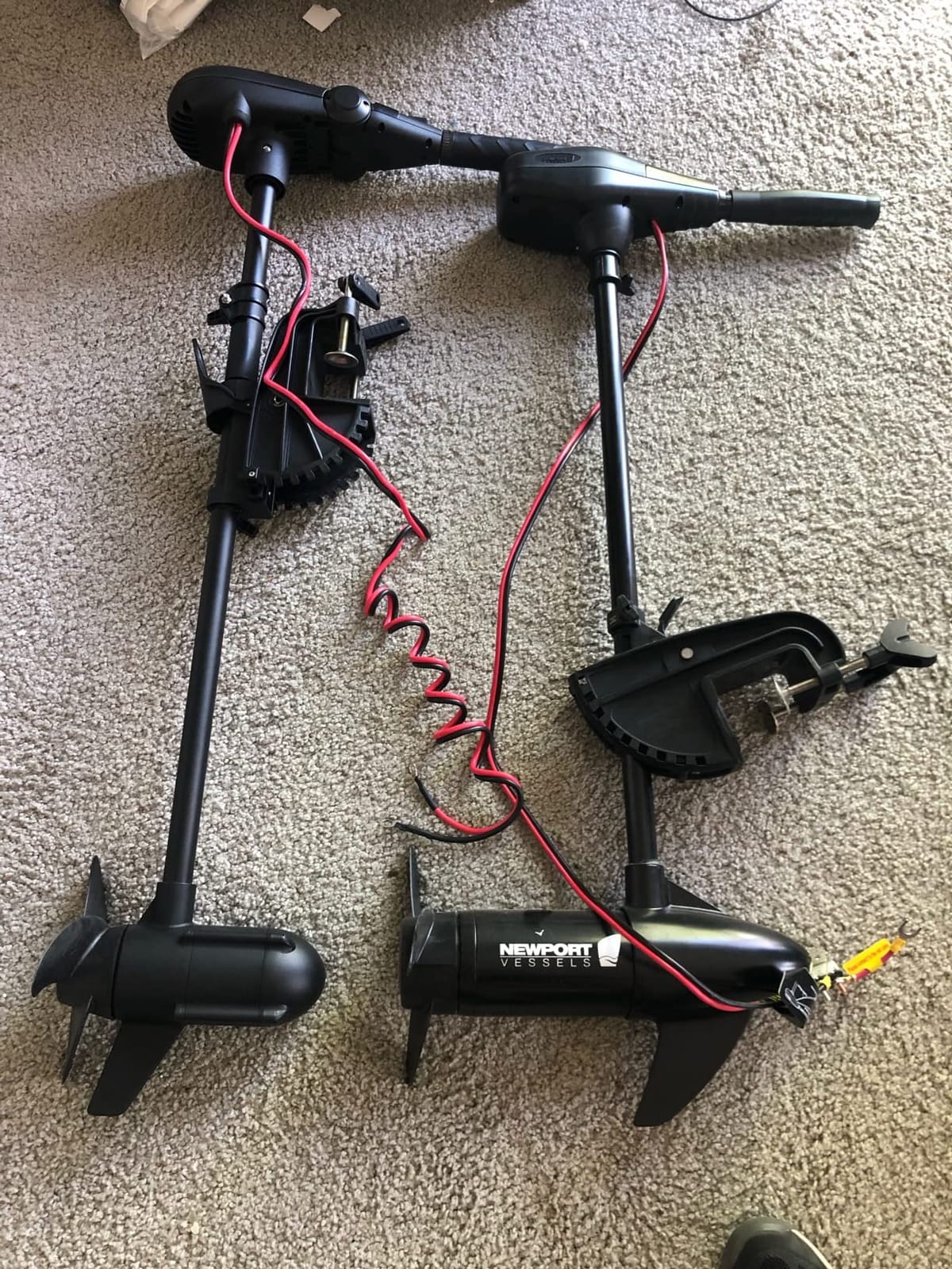 AQUOS Haswing 12V 65lbs 35.5in Brushless Transom Trolling Motor | Fresh&Saltwater Ready, 15.7