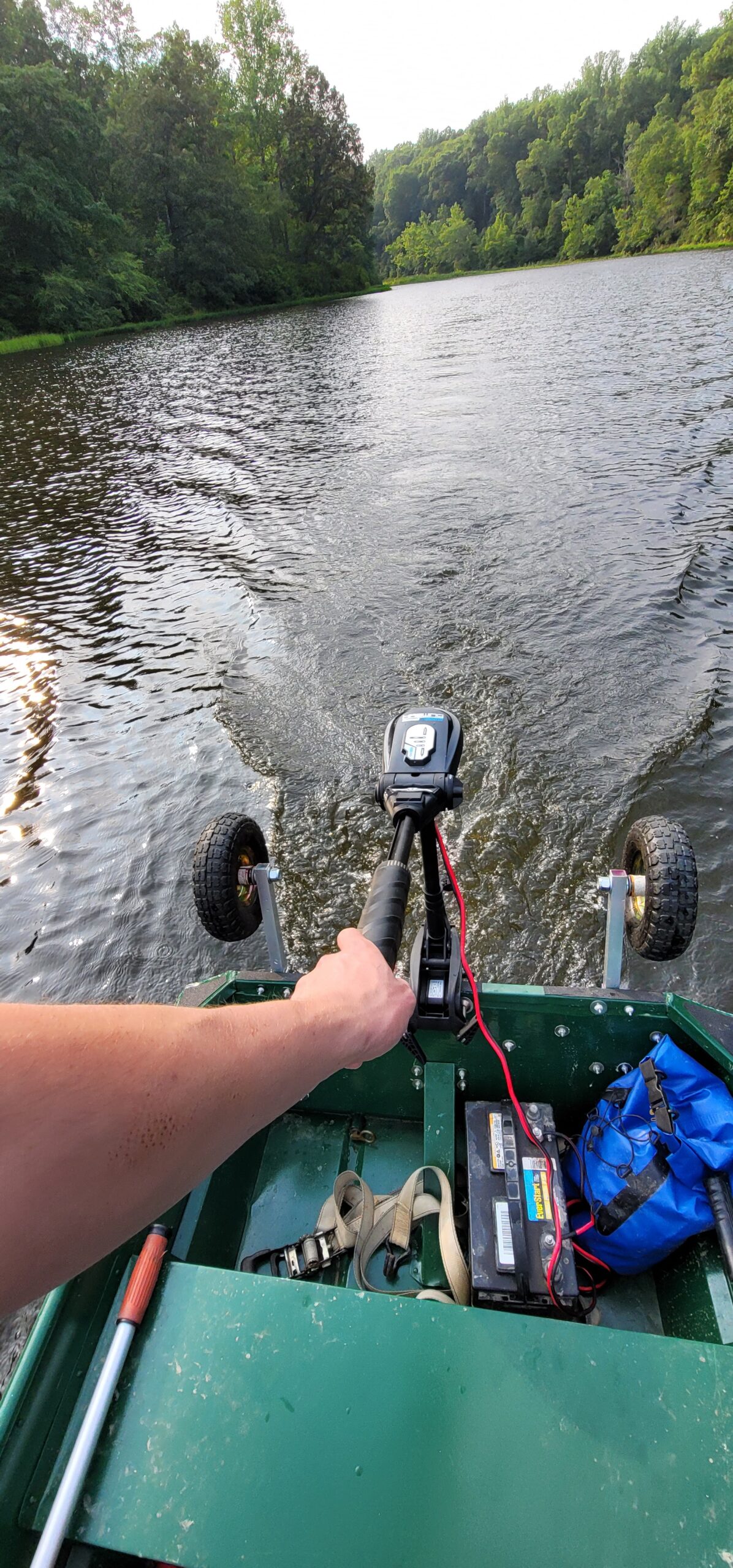 AQUOS Haswing 12V 65lbs 35.5in Brushless Transom Trolling Motor customer photo 2