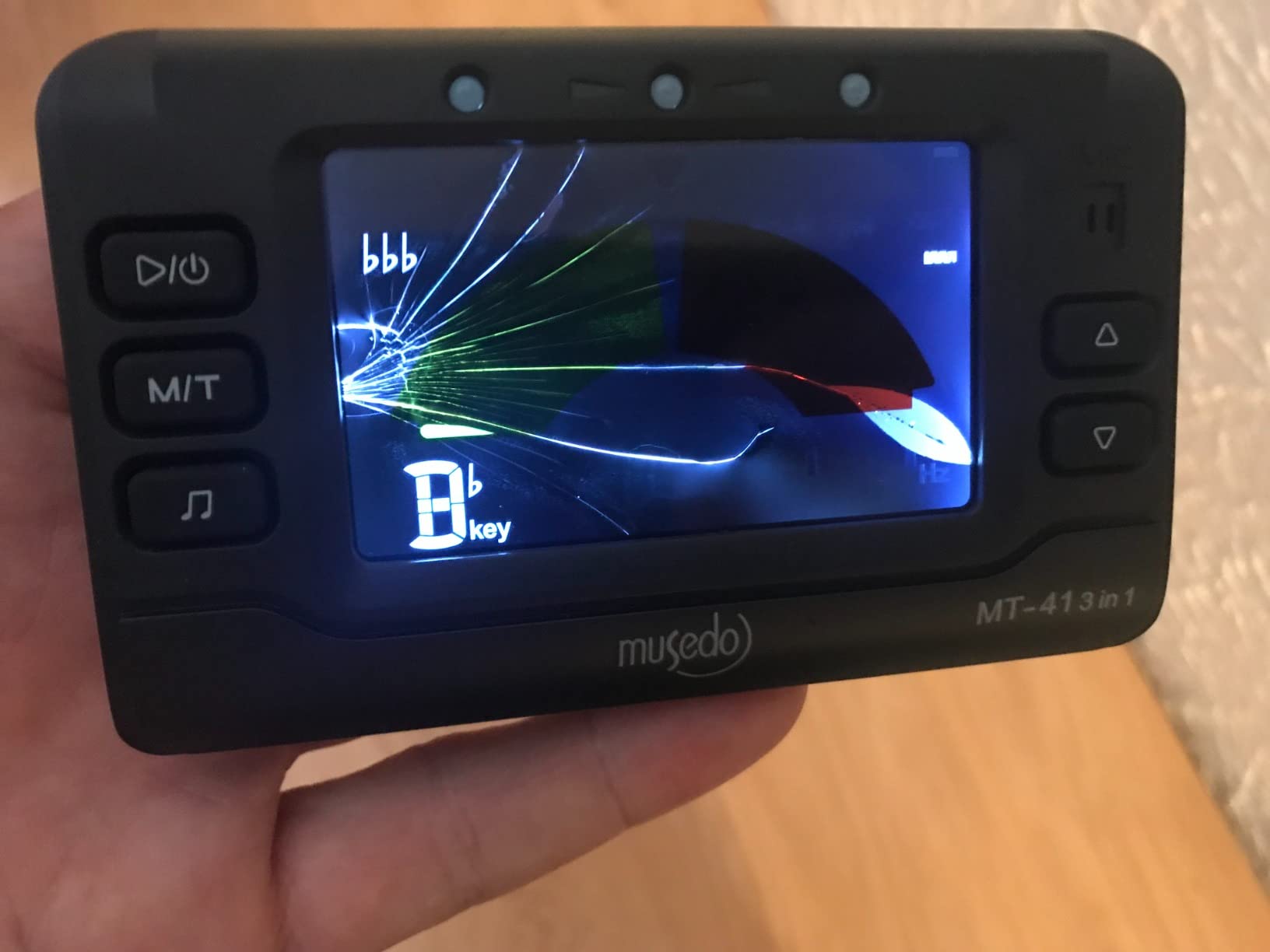 Wegrower Rechargeable 3 In 1 Digital Metronome Tuner Tone Generator | For Guitar, Bass, Violin, Ukulele, Chromatic, For Clarinet, Trumpet, Flute, Tuners for All Instruments customer photo 2