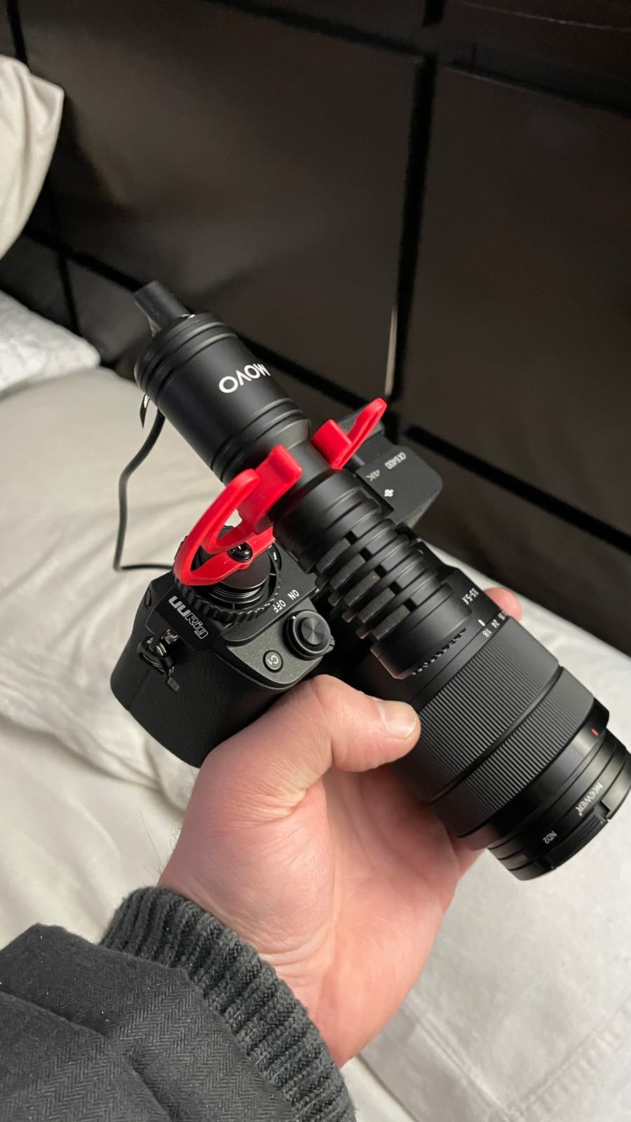 Movo VXR10-PRO Professional Video Microphone for Camera with Rycote Lyre Shock Mount - Shotgun Mic customer photo 2